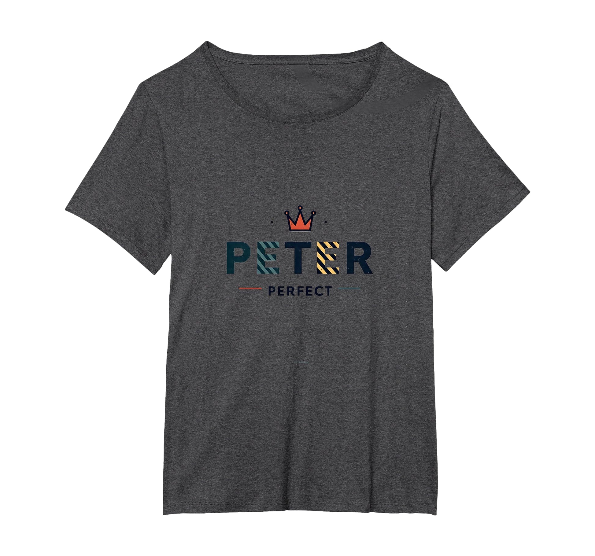 Peter Peter Royal Crown Typography Art T-Shirt - Graphic Print Unisex - T-Shirt, Sweatshirt, Hoodie