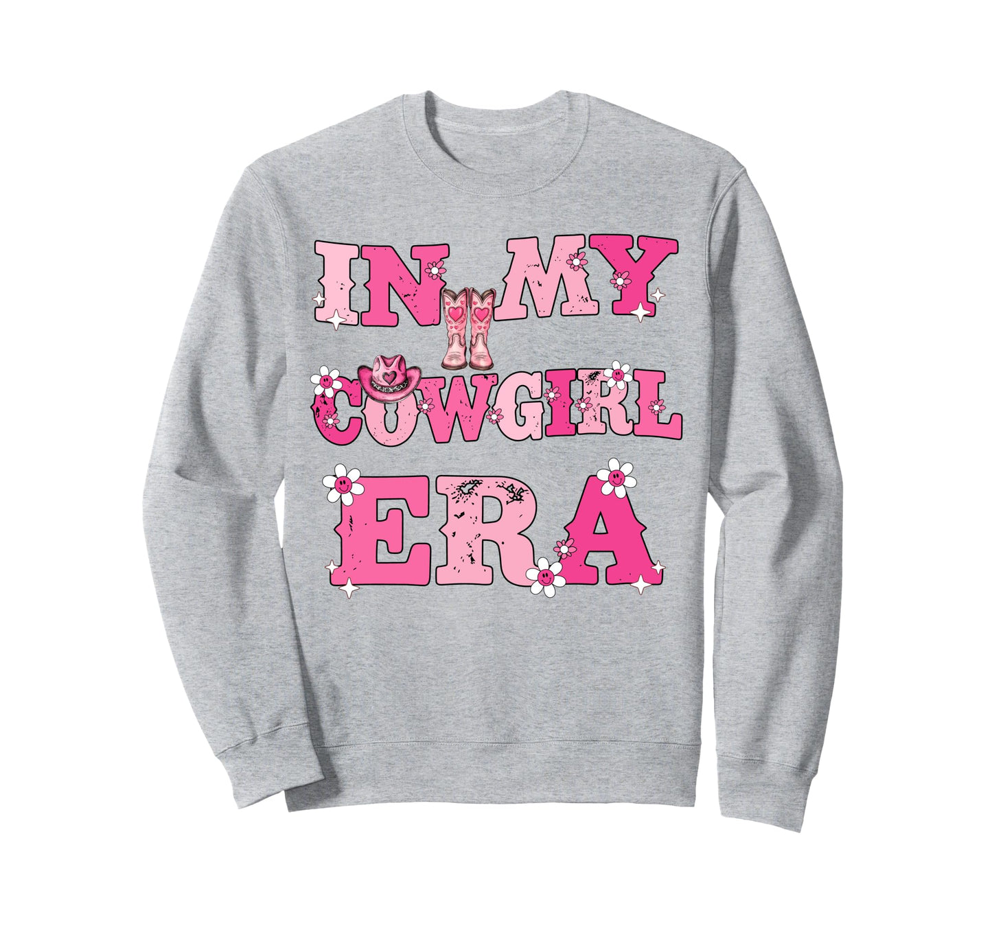 My Cowgirl Era Groovy Western Rodeo Sweatshirt - Fun Novelty Design Unisex - T-Shirt, Sweatshirt, Hoodie