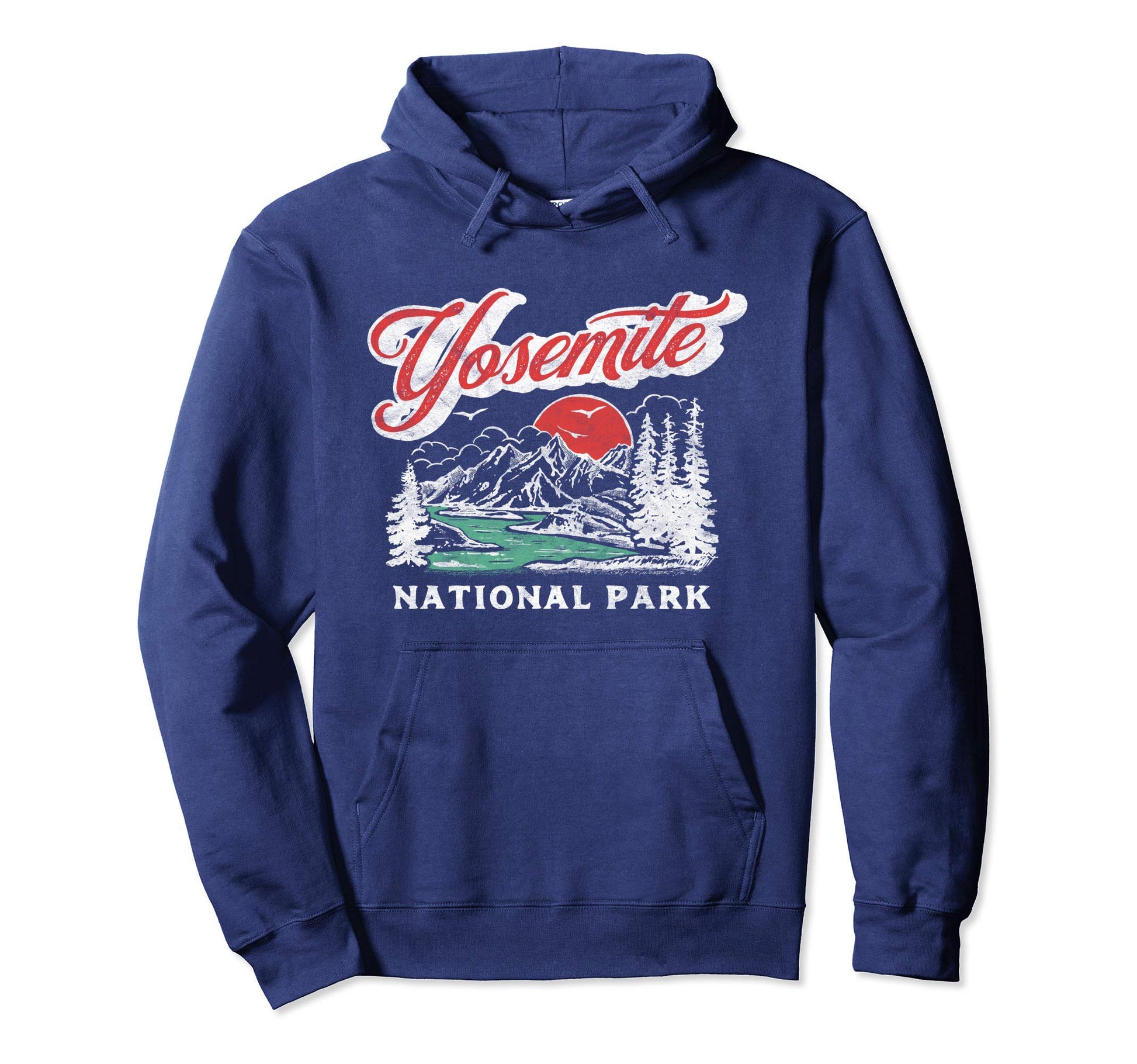 Yosemite National Park 80S Mountains Hoodie - Trendy Graphic for Adults - T-Shirt, Sweatshirt, Hoodie
