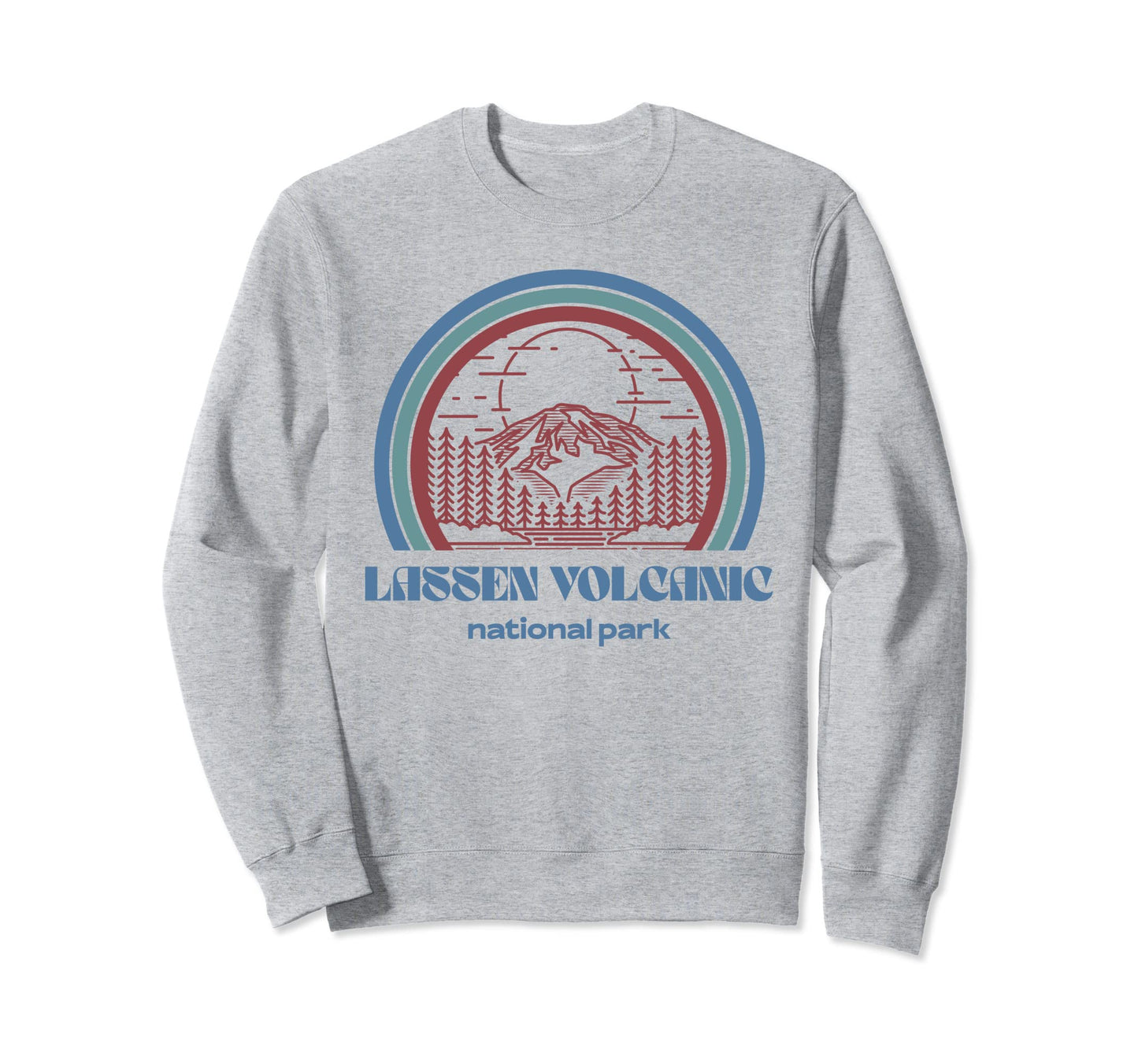 Lassen Volcanic National Park Outdoor Sweatshirt - Minimalist Print Unisex - T-Shirt, Sweatshirt, Hoodie