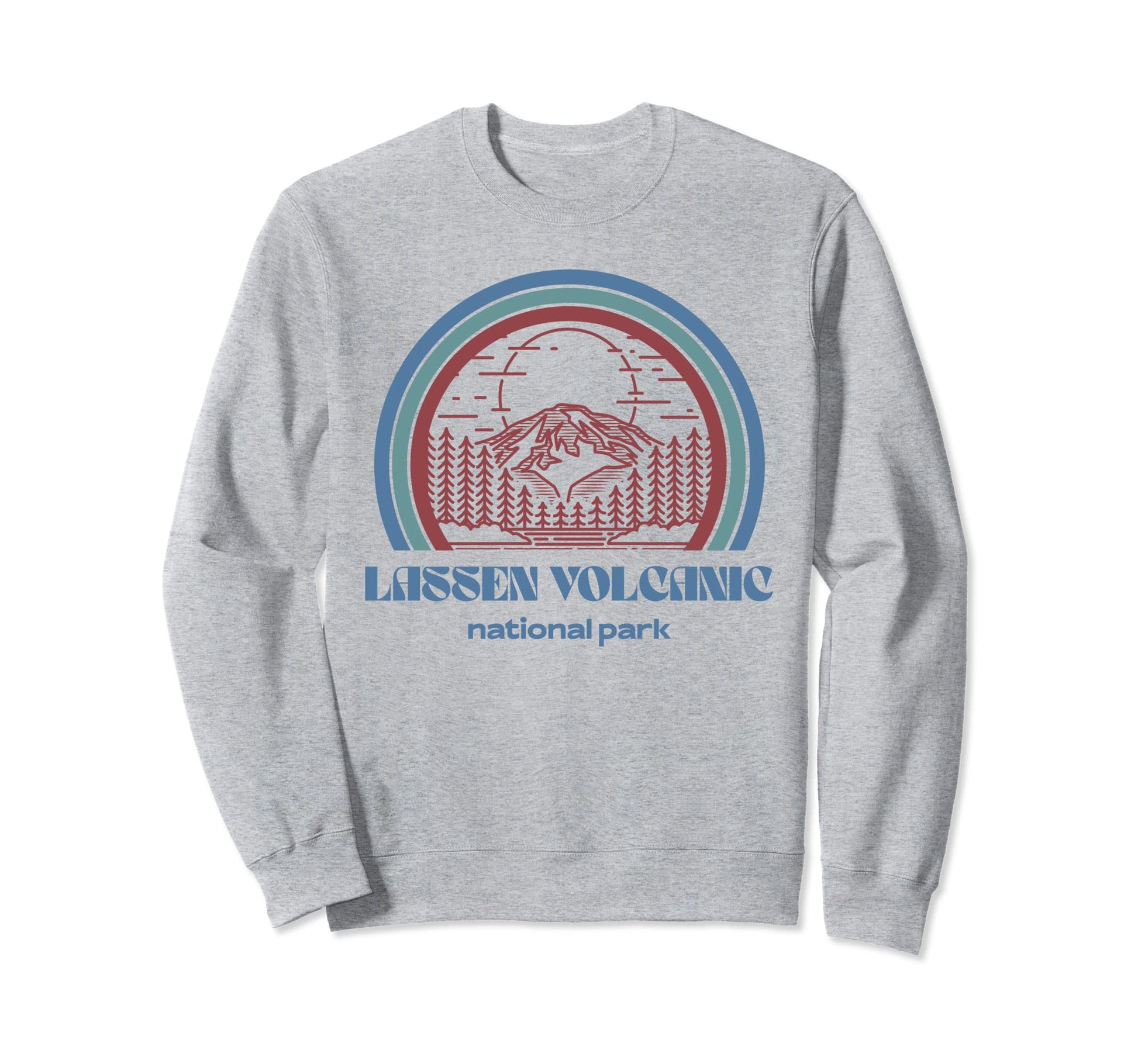Lassen Volcanic National Park Outdoor Sweatshirt - Minimalist Print Unisex - T-Shirt, Sweatshirt, Hoodie