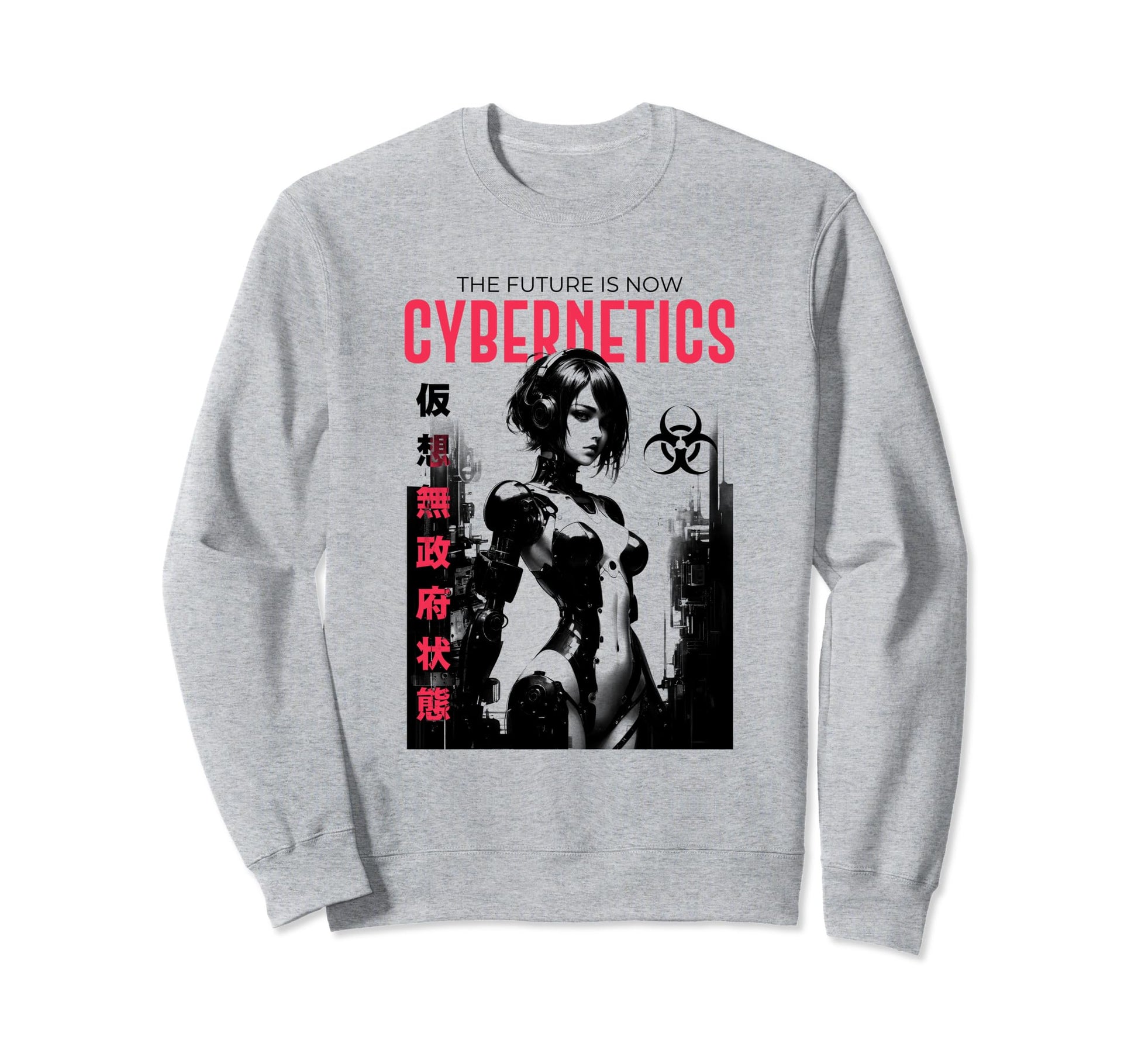 Japanese Anime Urban Cyber Vaporwave Sweatshirt - Trendy Graphic Men Women - T-Shirt, Sweatshirt, Hoodie