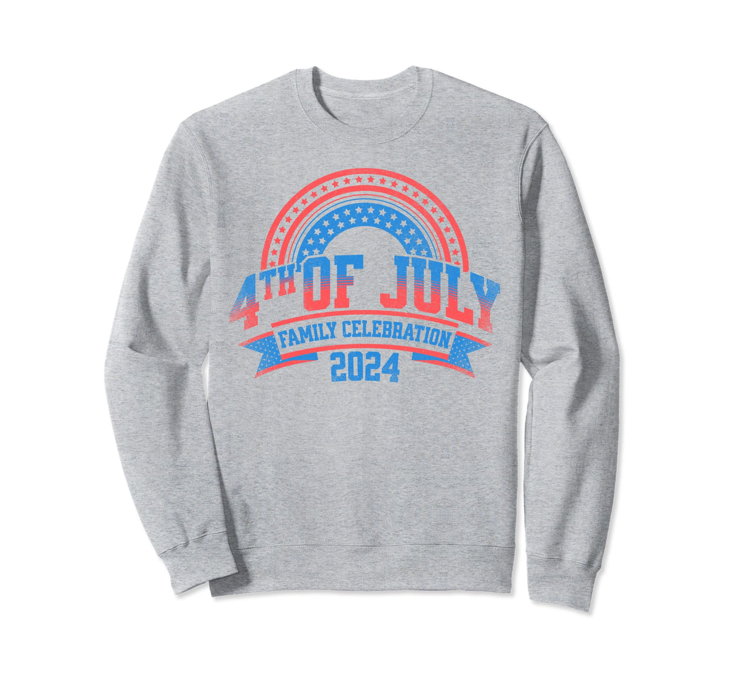 Patriotic Rainbow 4Th July Family Sweatshirt - Streetwear Style for Adults - T-Shirt, Sweatshirt, Hoodie