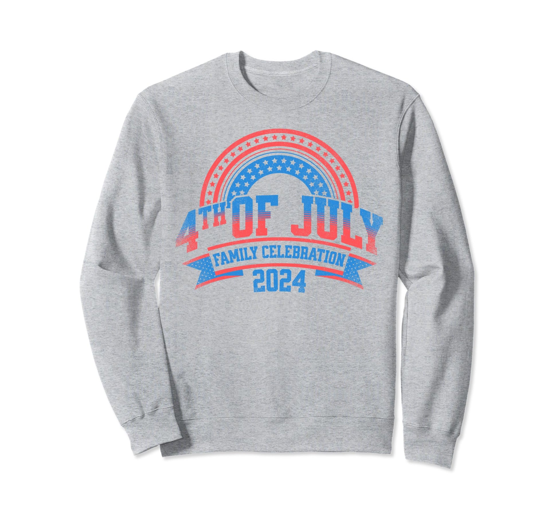 Patriotic Rainbow 4Th July Family Sweatshirt - Streetwear Style for Adults - T-Shirt, Sweatshirt, Hoodie