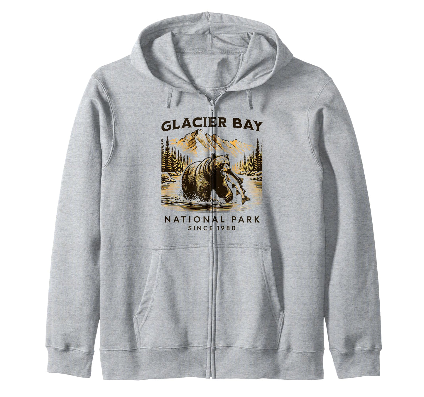 Glacier Bay National Park Alaska Usa Sweatshirt - Trendy Graphic Unisex - T-Shirt, Sweatshirt, Hoodie
