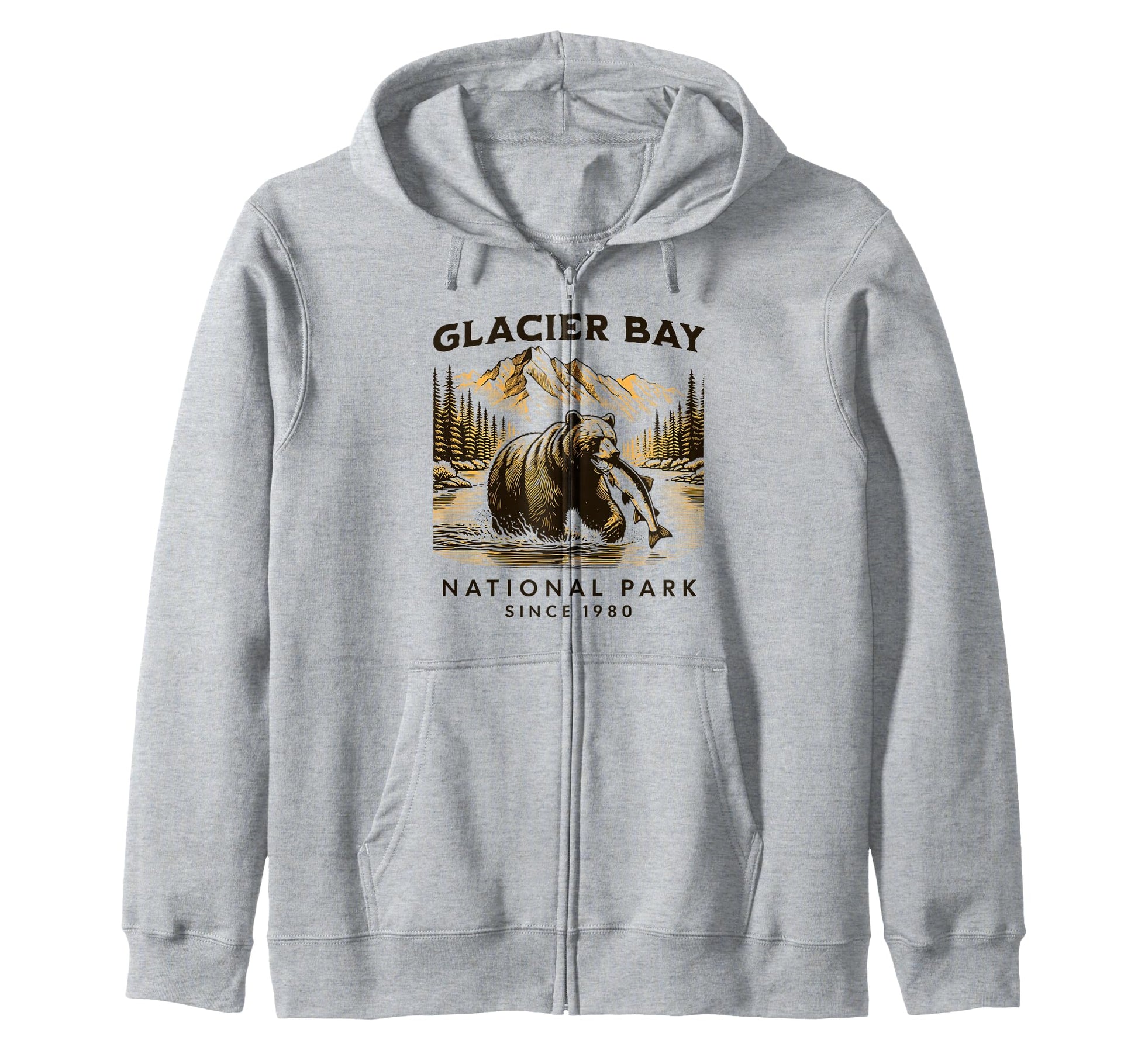 Glacier Bay National Park Alaska Usa Sweatshirt - Trendy Graphic Unisex - T-Shirt, Sweatshirt, Hoodie