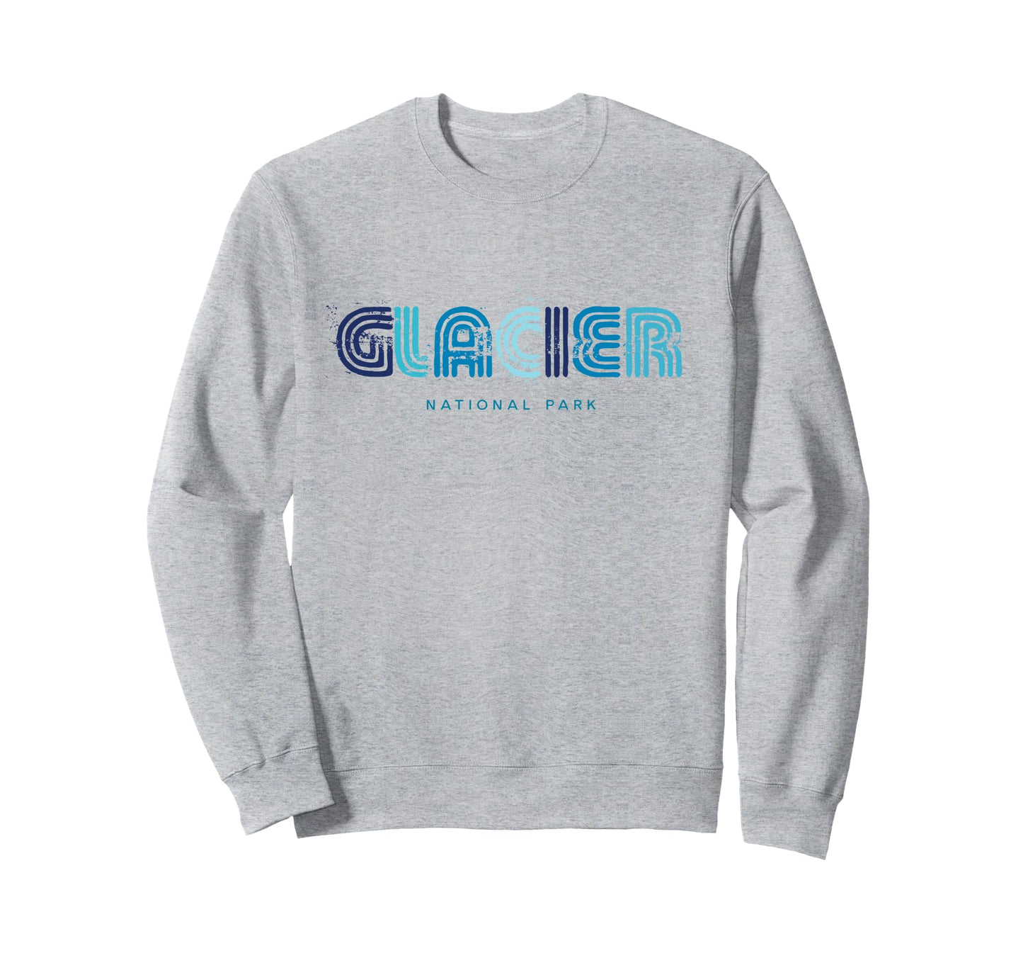 Glacier National Park 70S 80S Sweatshirt - Fun Novelty Design Men Women - T-Shirt, Sweatshirt, Hoodie