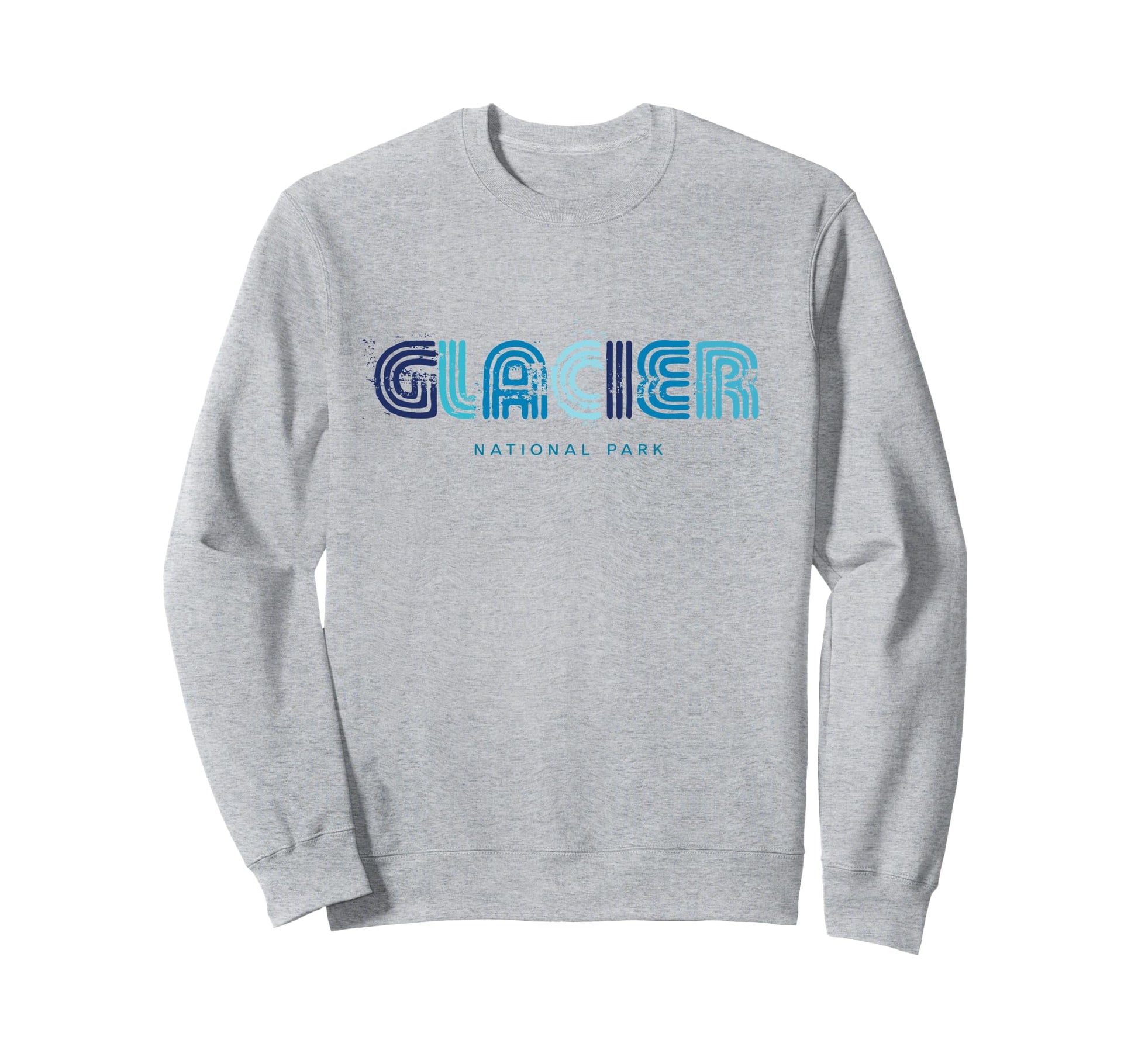 Glacier National Park 70S 80S Sweatshirt - Fun Novelty Design Men Women - T-Shirt, Sweatshirt, Hoodie