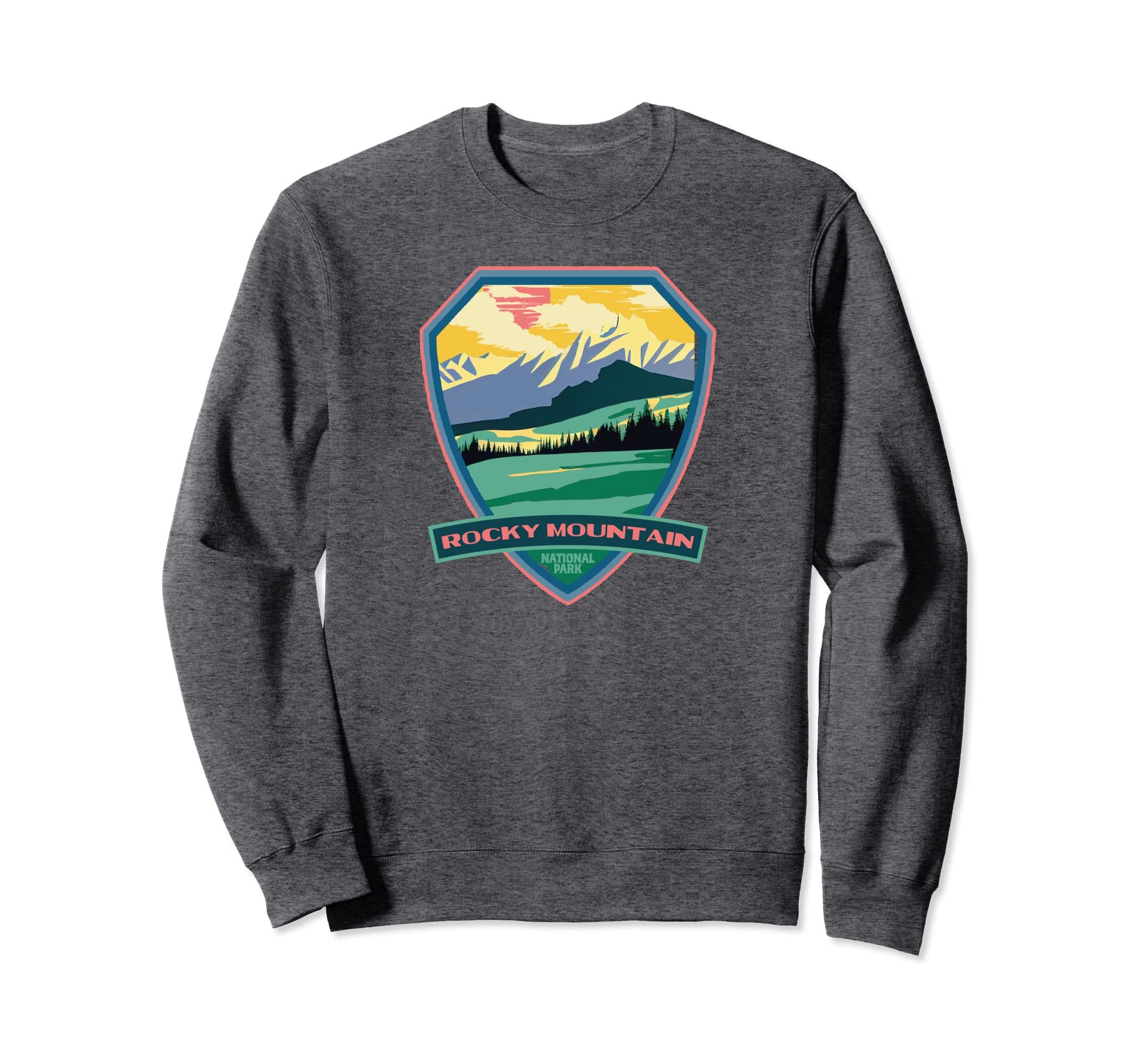 Rocky Mountain National Park Wpa Sweatshirt - Aesthetic Graphic Unisex - T-Shirt, Sweatshirt, Hoodie