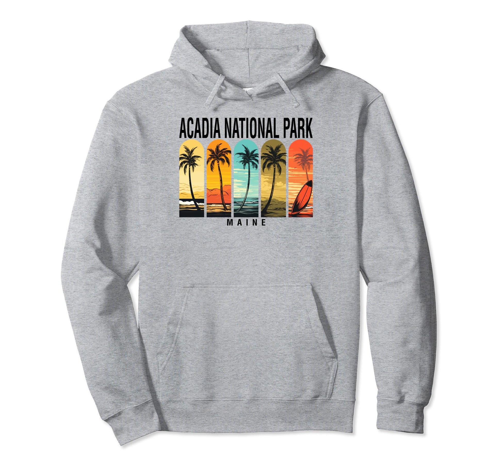 Acadia National Park Maine Beach Rider Hoodie - Trendy Graphic Men Women - T-Shirt, Sweatshirt, Hoodie