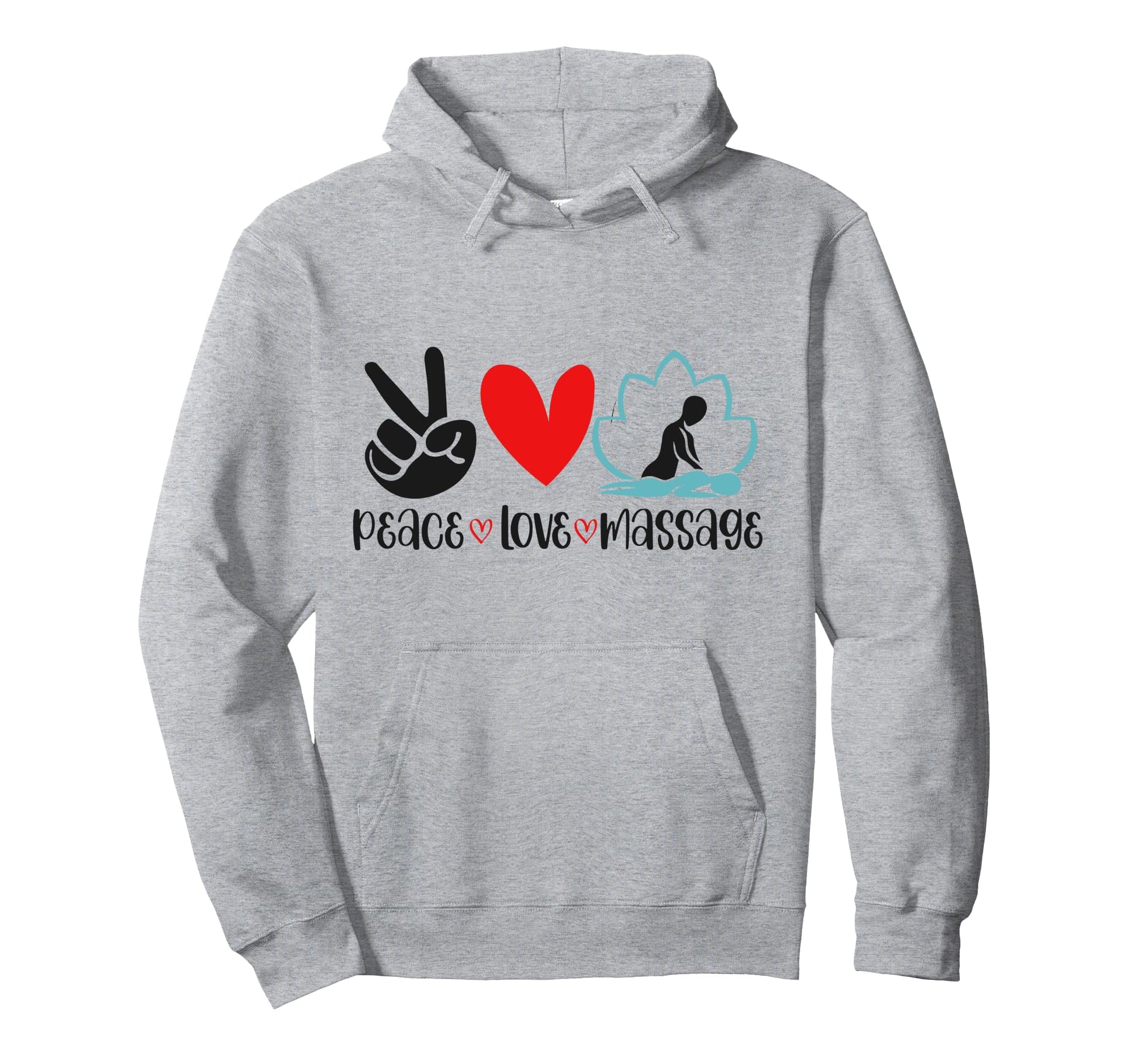Licensed Massage Therapist Therapy Peace Hoodie - Unique Graphic Men Women - T-Shirt, Sweatshirt, Hoodie