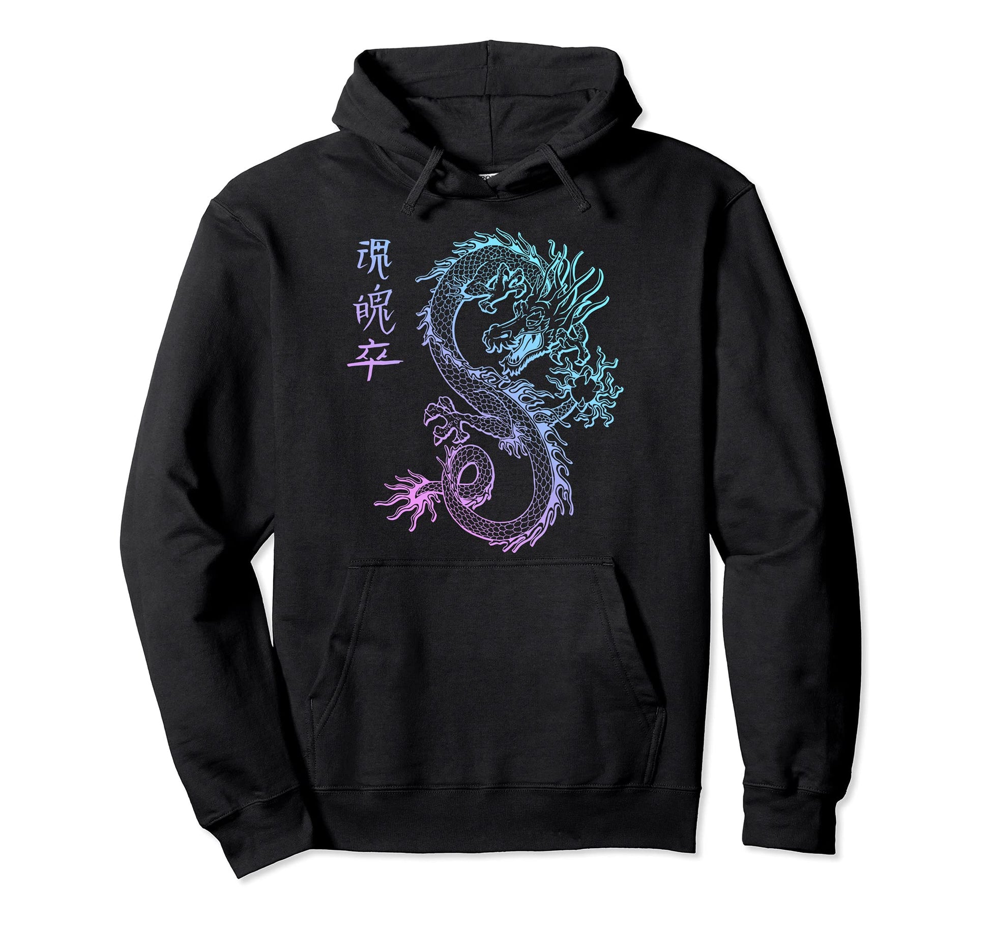 Japan Kanji Vaporwave Aesthetic 90S Hoodie - Graphic Print for Adults - T-Shirt, Sweatshirt, Hoodie