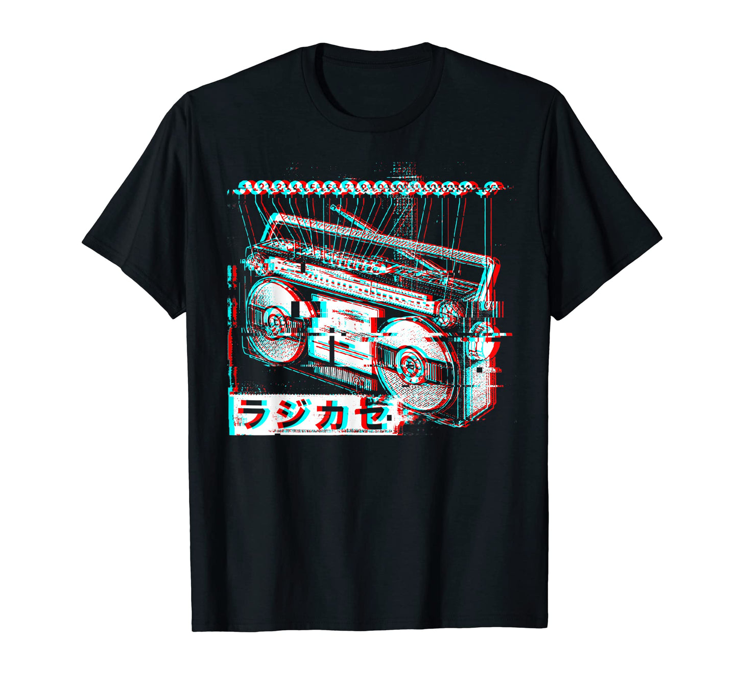 Boombox 80S Stereo Japanese Otaku T-Shirt - Graphic Print Men Women - T-Shirt, Sweatshirt, Hoodie