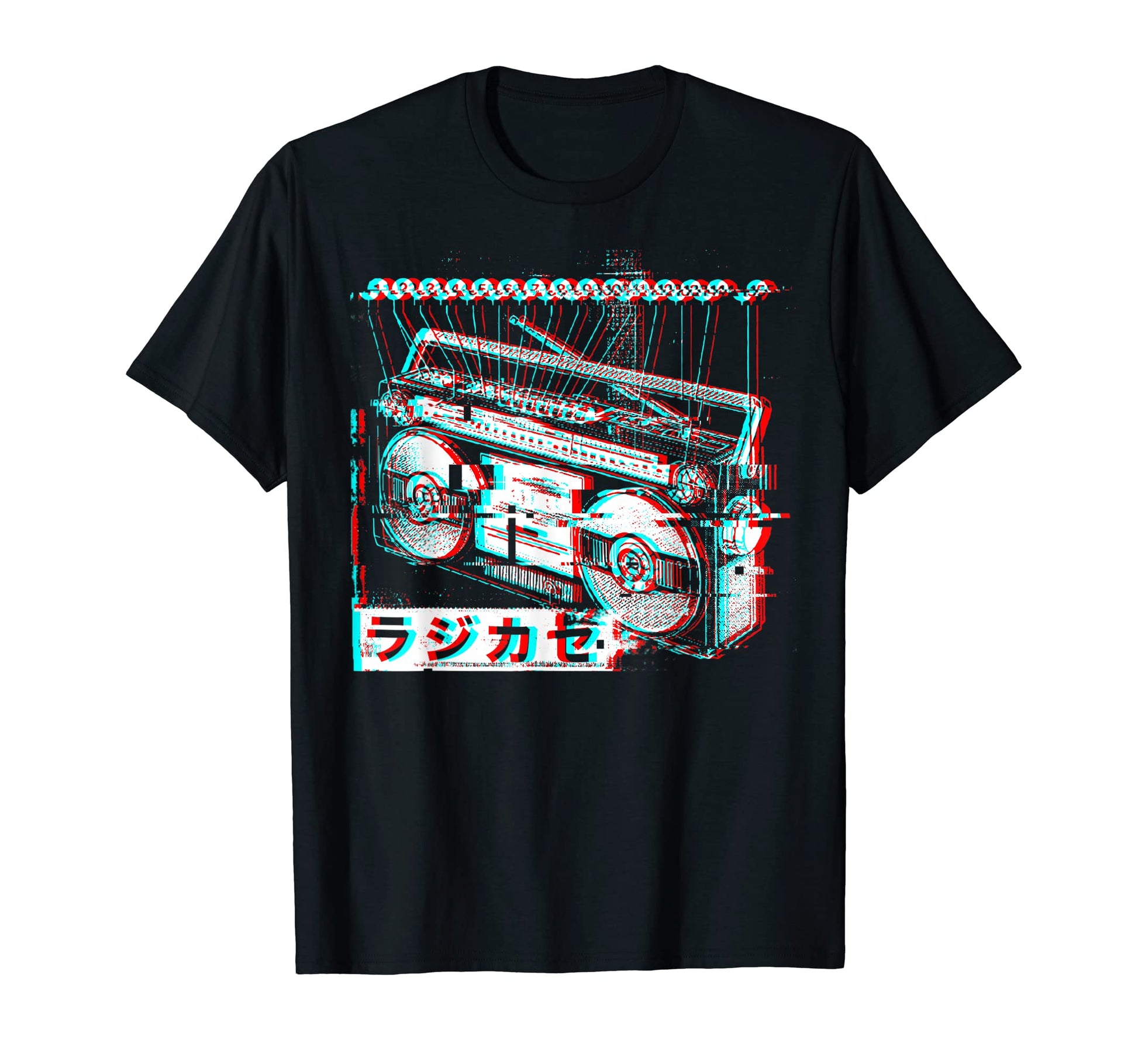 Boombox 80S Stereo Japanese Otaku T-Shirt - Graphic Print Men Women - T-Shirt, Sweatshirt, Hoodie