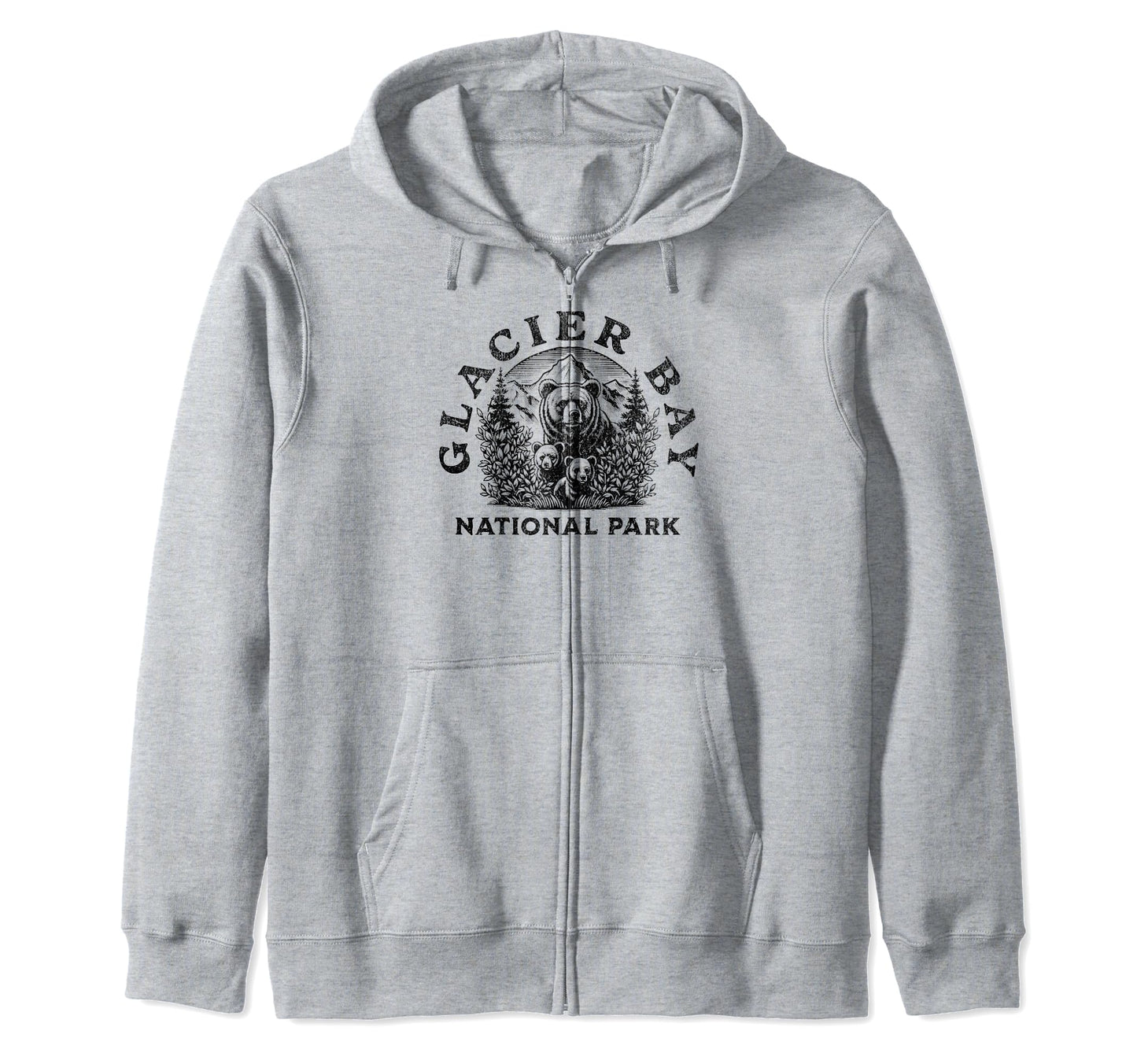 Glacier Bay National Park Alaska Usa T-Shirt - Graphic Print Men Women - T-Shirt, Sweatshirt, Hoodie