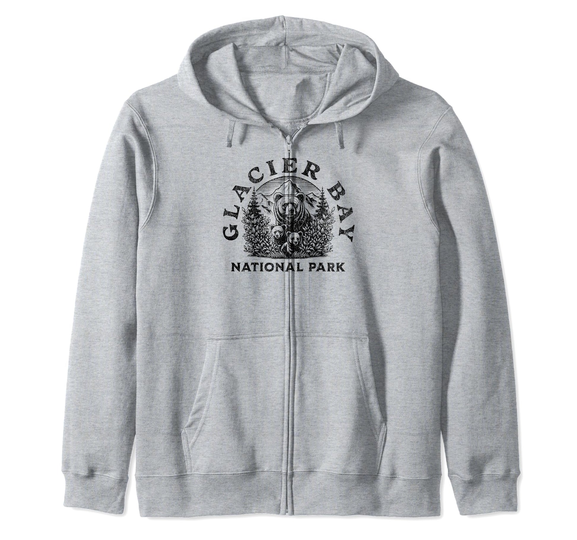 Glacier Bay National Park Alaska Usa T-Shirt - Graphic Print Men Women - T-Shirt, Sweatshirt, Hoodie