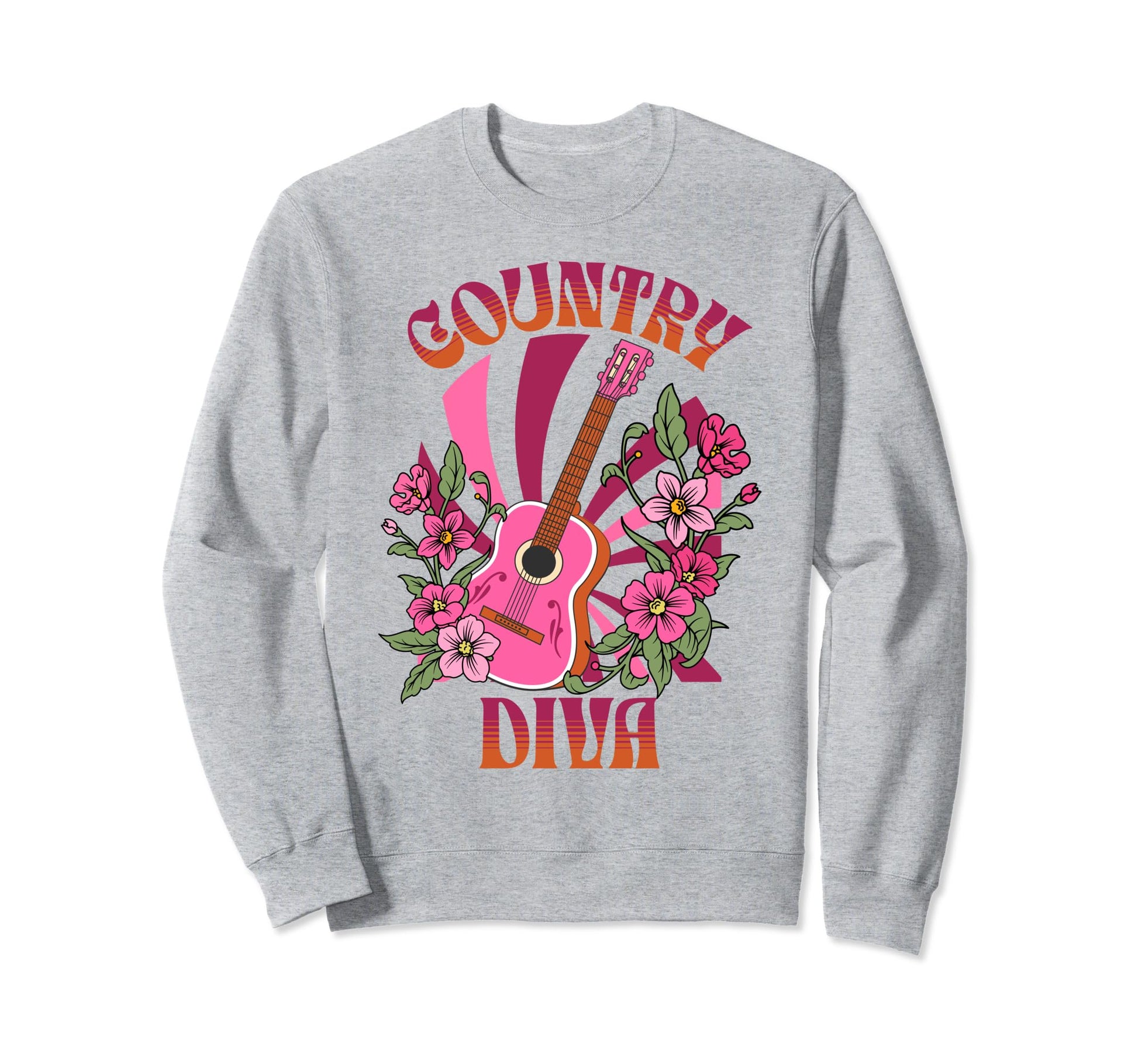 Groovy Western Cowgirl Rodeo Sweatshirt - Minimalist Print Men Women - T-Shirt, Sweatshirt, Hoodie