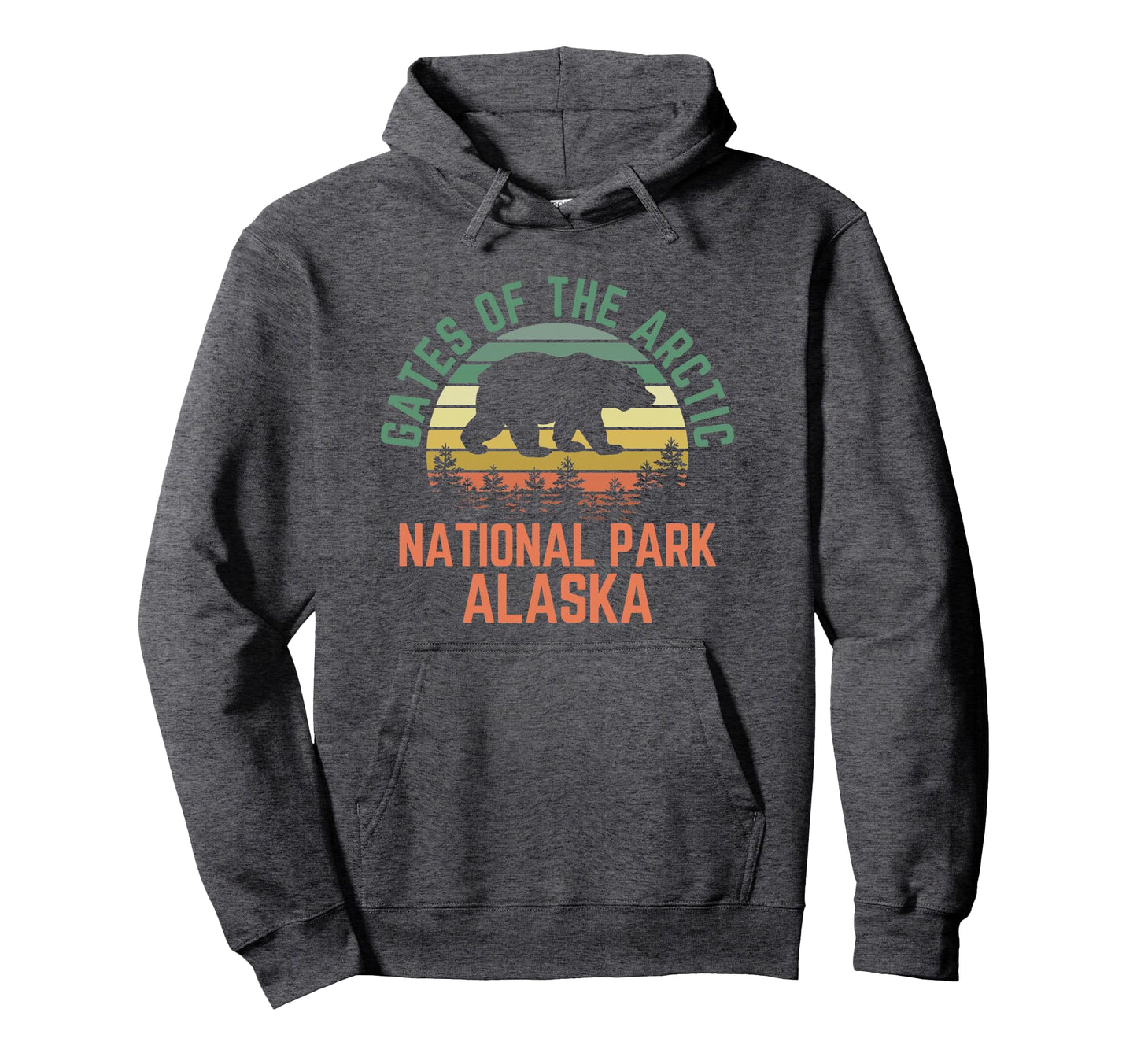 Gates Arctic Alaska Nature Hiking Hoodie - Casual Everyday Wear Unisex - T-Shirt, Sweatshirt, Hoodie