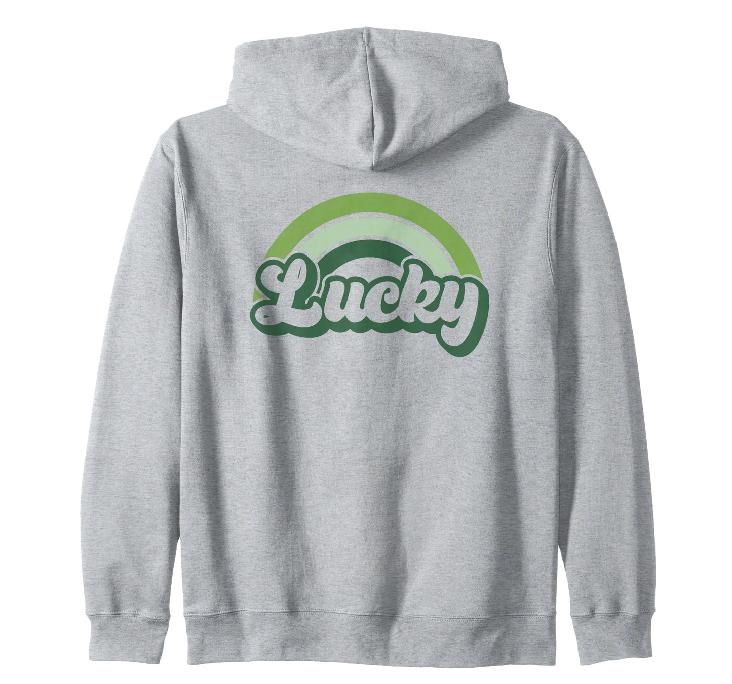 Lucky Green St Patricks Rainbow Sweatshirt - Fun Novelty Design for Adults - T-Shirt, Sweatshirt, Hoodie