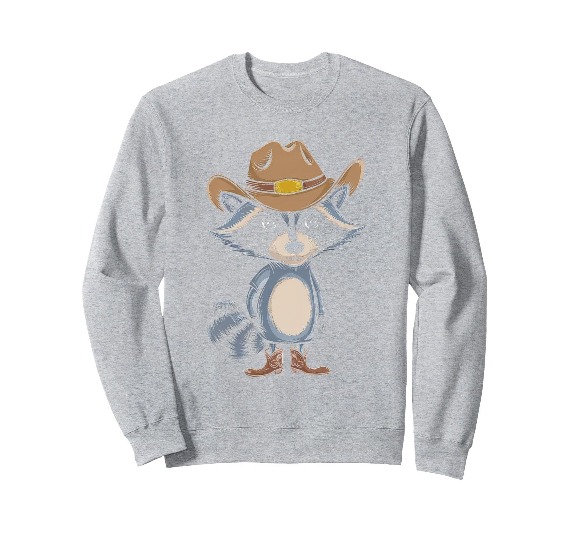 Raccoon 90S Country Music Sweatshirt - Fun Novelty Design Men Women - T-Shirt, Sweatshirt, Hoodie