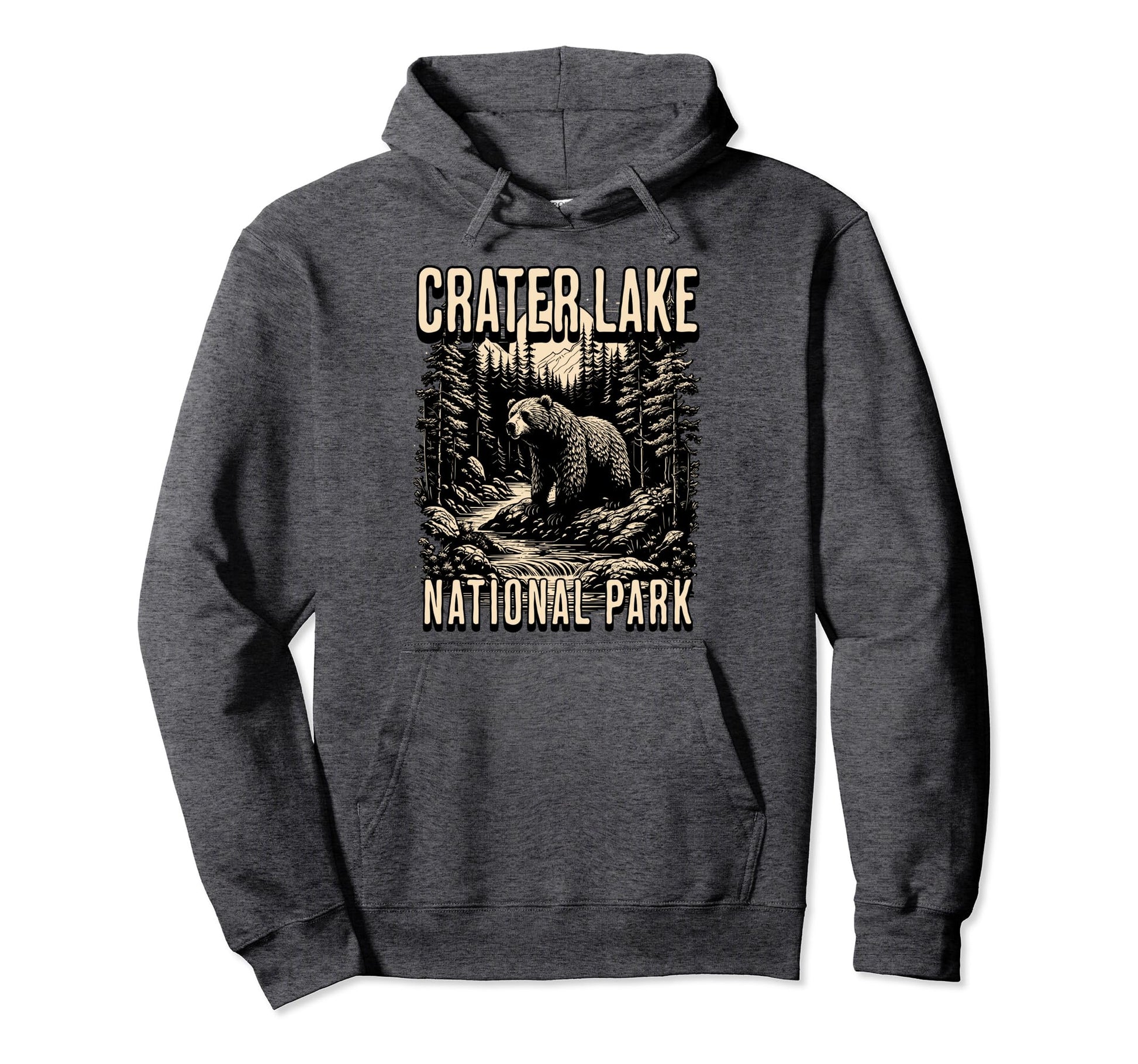 Crater Lake National Park Oregon Hoodie - Fun Novelty Design for Adults - T-Shirt, Sweatshirt, Hoodie