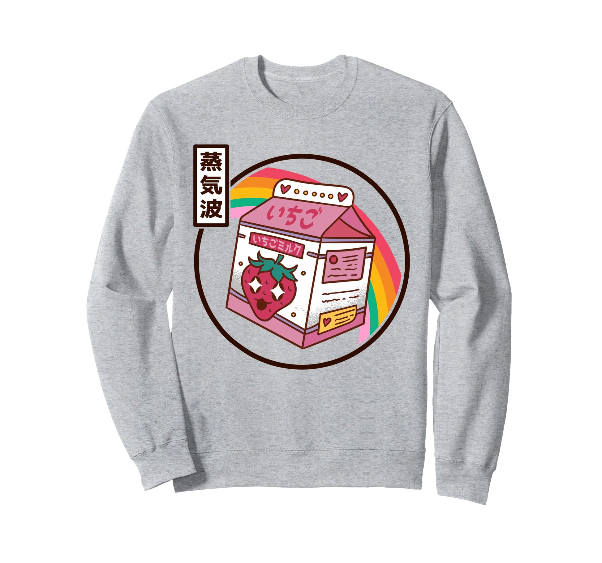 Strawberry Milk Japan Pastel Otaku Sweatshirt - Streetwear Style Men Women - T-Shirt, Sweatshirt, Hoodie
