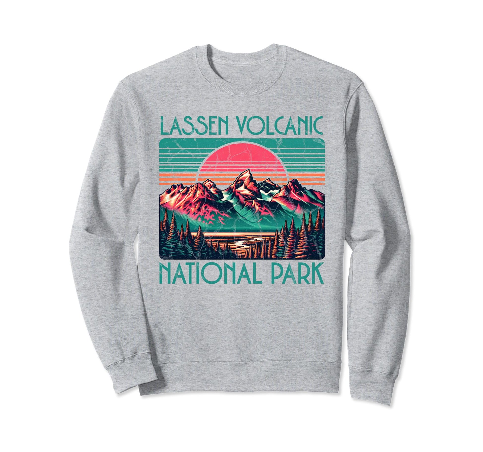 Lassen Volcanic National Park Sweatshirt - Trendy Graphic for Adults - T-Shirt, Sweatshirt, Hoodie