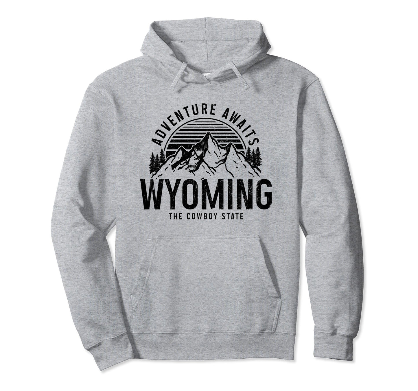 Wyoming Adventure Awaits Cowboy State Hoodie - Trendy Graphic for Adults - T-Shirt, Sweatshirt, Hoodie