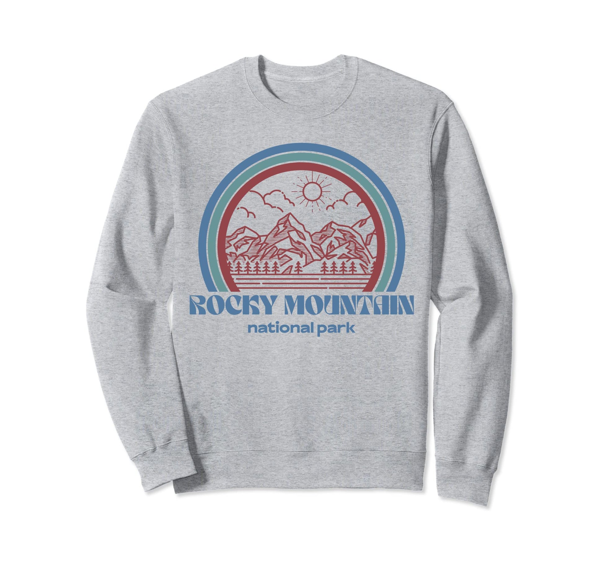 Rocky Mountain National Park Outdoor Sweatshirt - Fun Novelty Design Unisex - T-Shirt, Sweatshirt, Hoodie