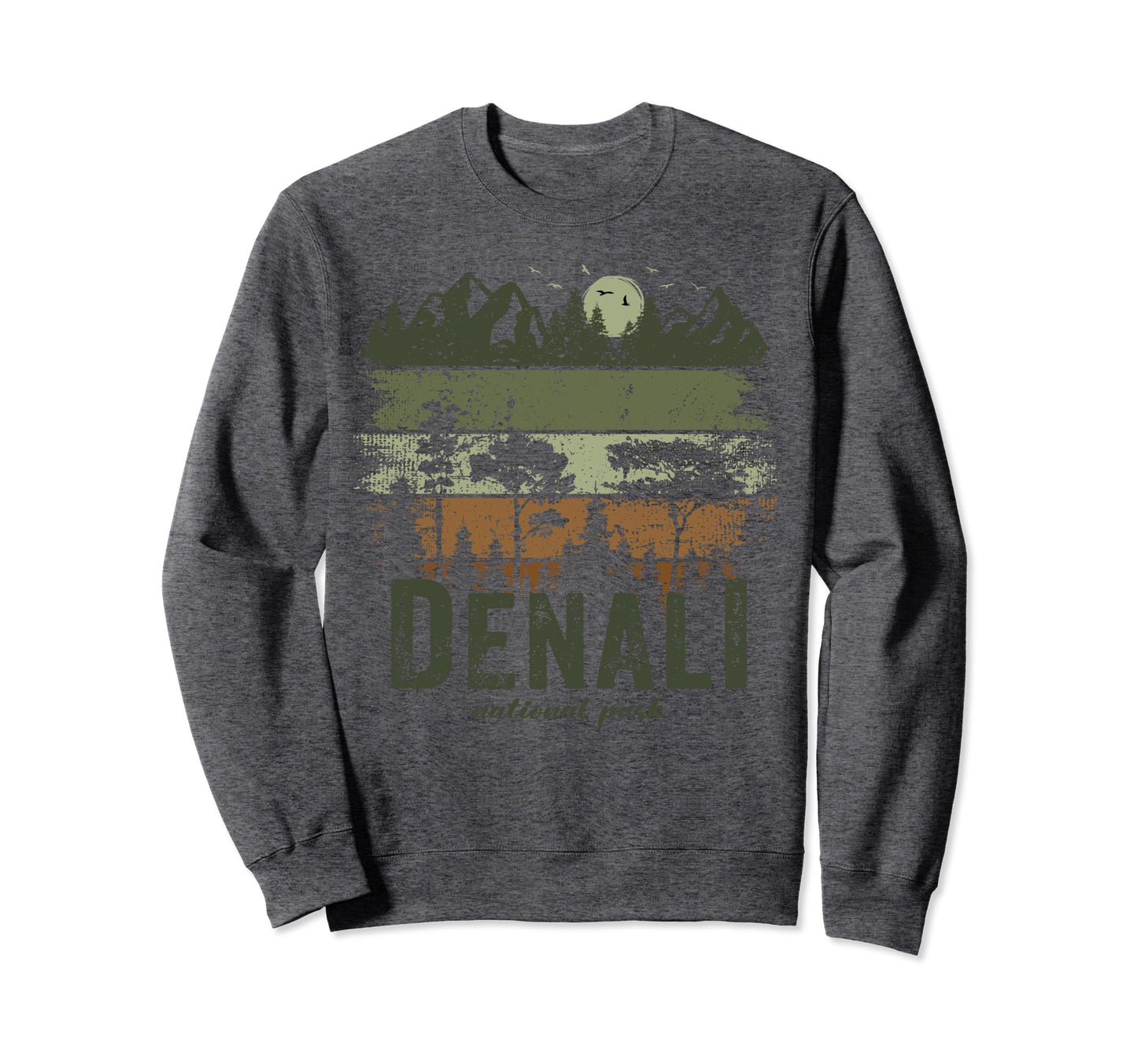 Denali National Park Us Denali Sweatshirt - Custom Art Print Men Women - T-Shirt, Sweatshirt, Hoodie