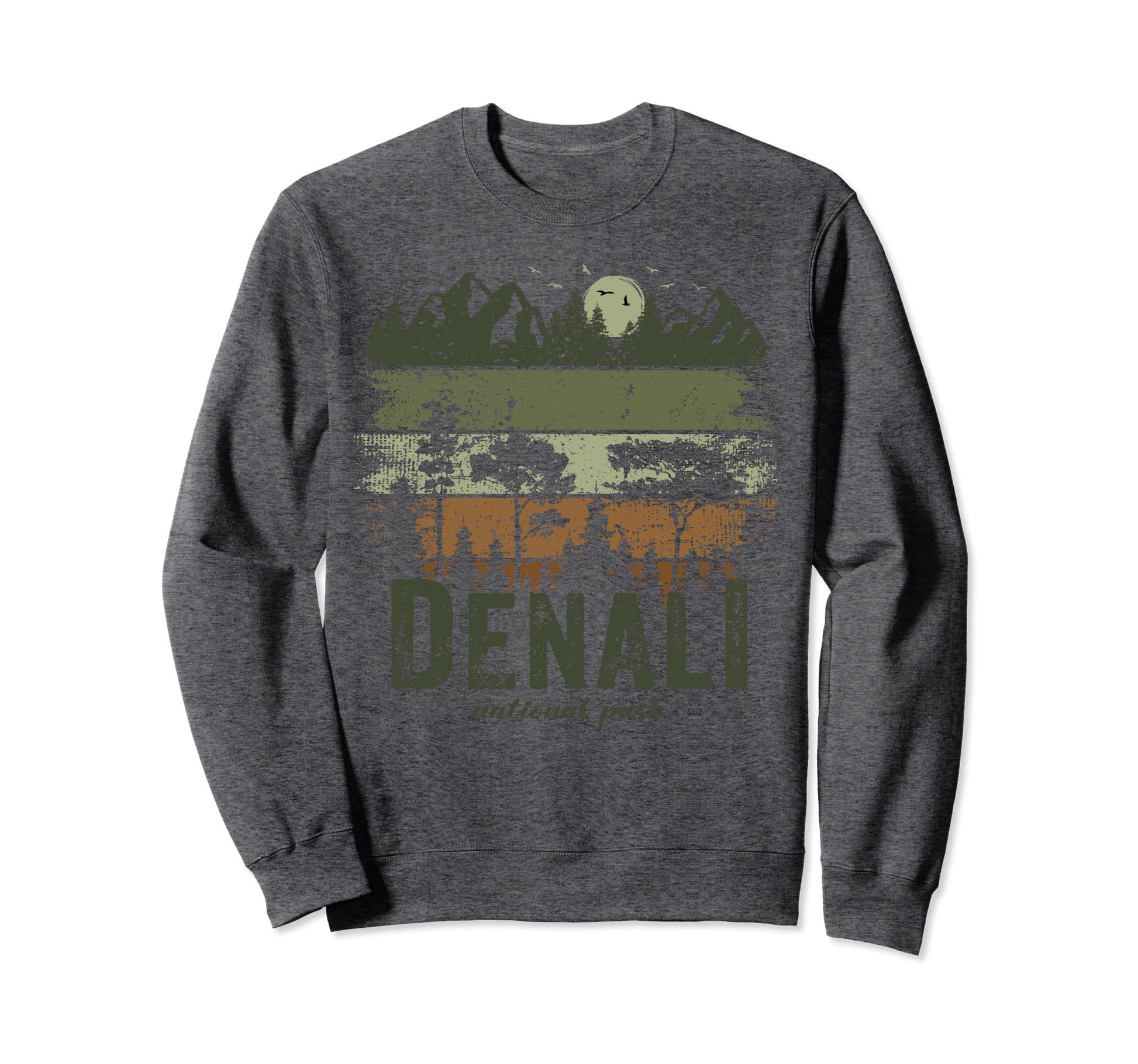 Denali National Park Us Denali Sweatshirt - Custom Art Print Men Women - T-Shirt, Sweatshirt, Hoodie