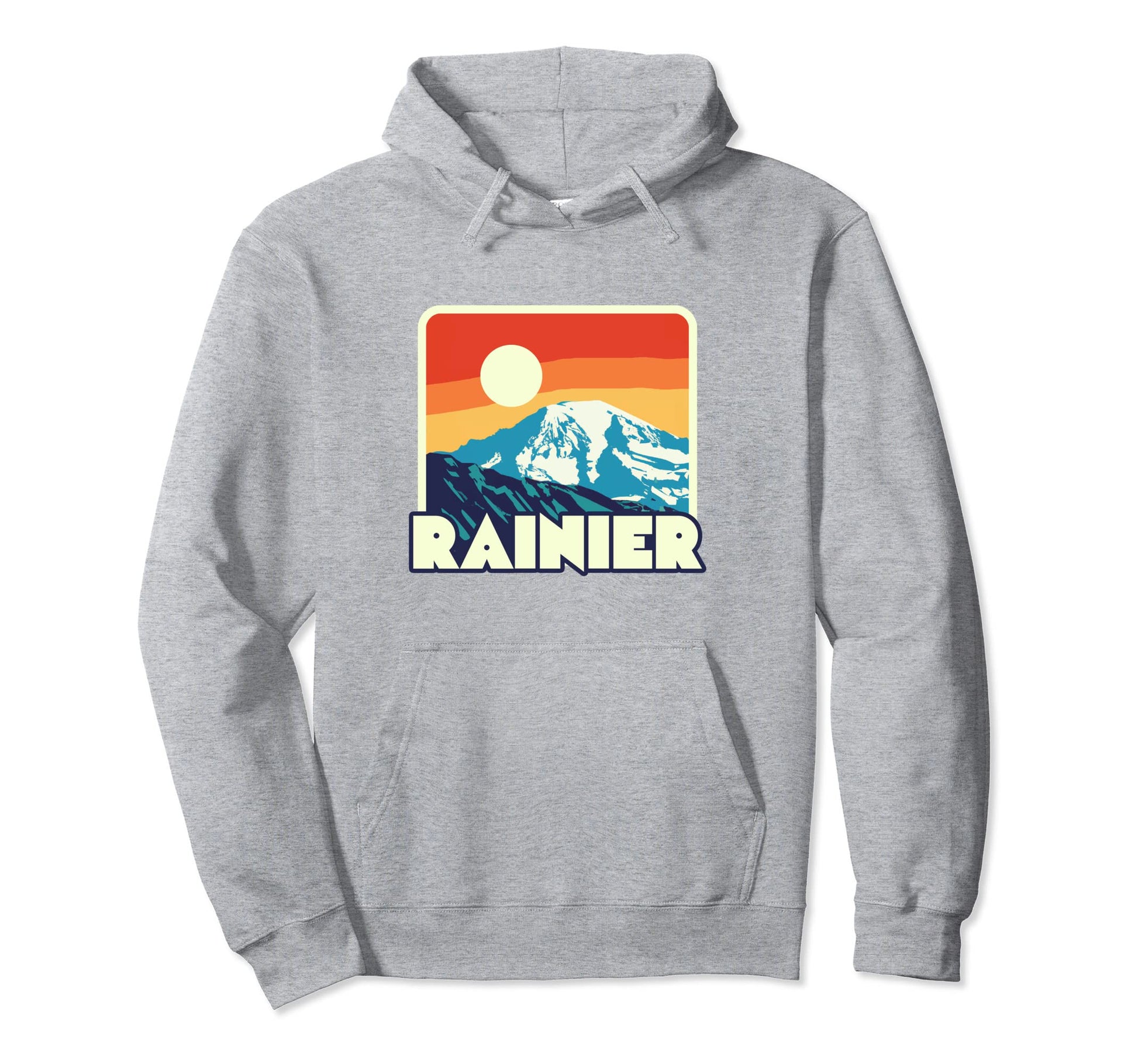 Mount Rainier Wpa National Parks Hoodie - Trendy Graphic for Adults - T-Shirt, Sweatshirt, Hoodie