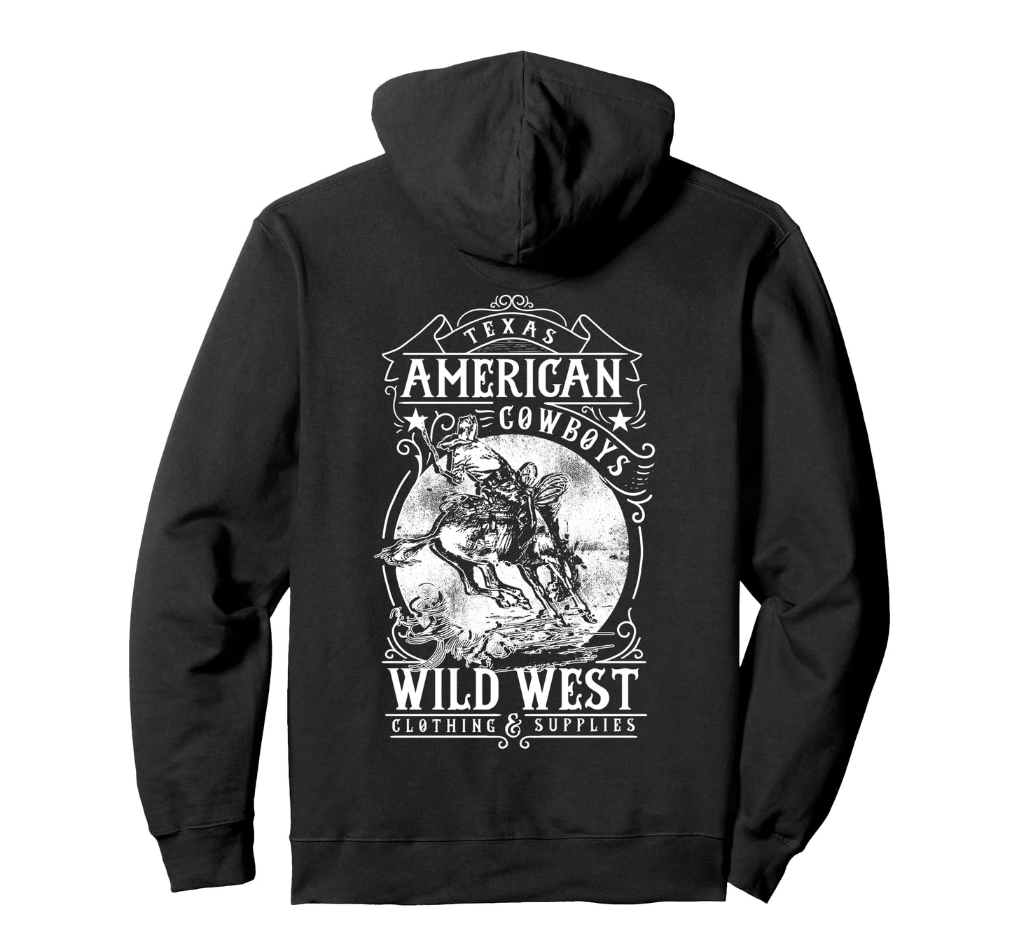 American Cowboys Wild West Cowboys Hoodie - Casual Everyday Wear Unisex - T-Shirt, Sweatshirt, Hoodie