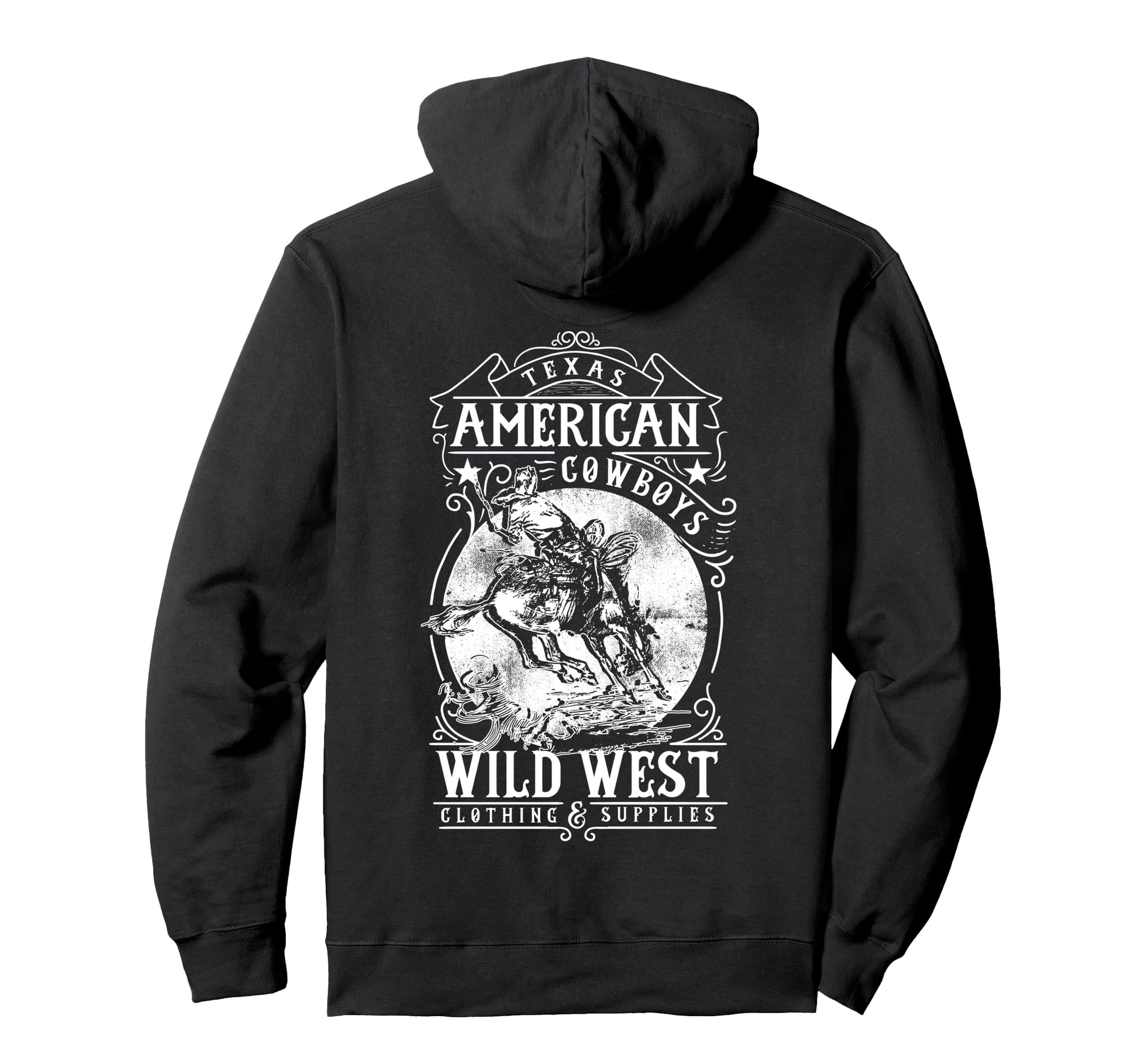 American Cowboys Wild West Cowboys Hoodie - Casual Everyday Wear Unisex - T-Shirt, Sweatshirt, Hoodie