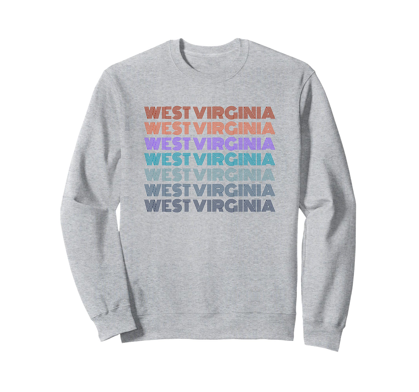 West Virginia State Travel Sweatshirt - Casual Everyday Wear Men Women - T-Shirt, Sweatshirt, Hoodie