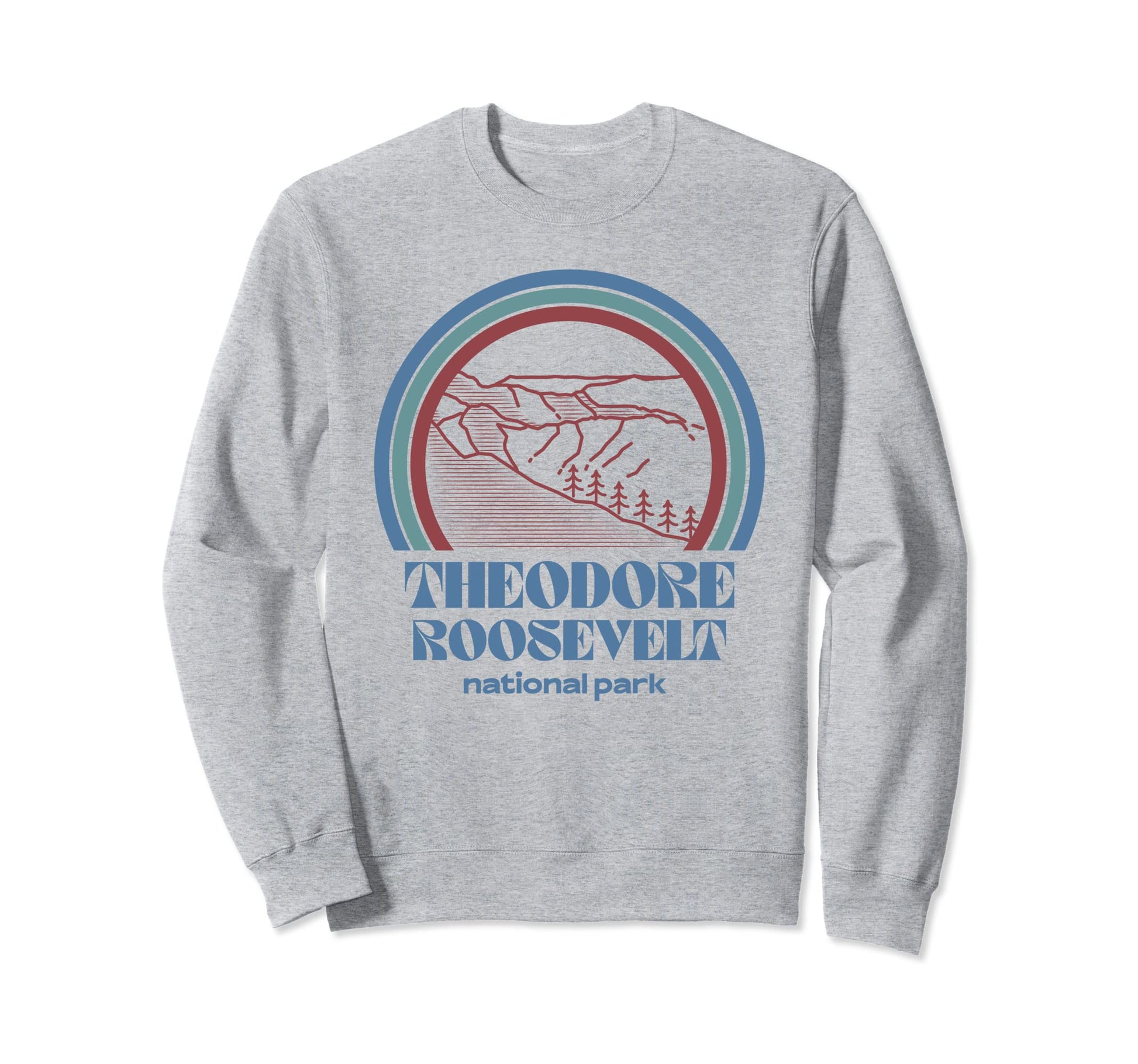 Theodore Roosevelt National Park Sweatshirt - Novelty Apparel Unisex - T-Shirt, Sweatshirt, Hoodie