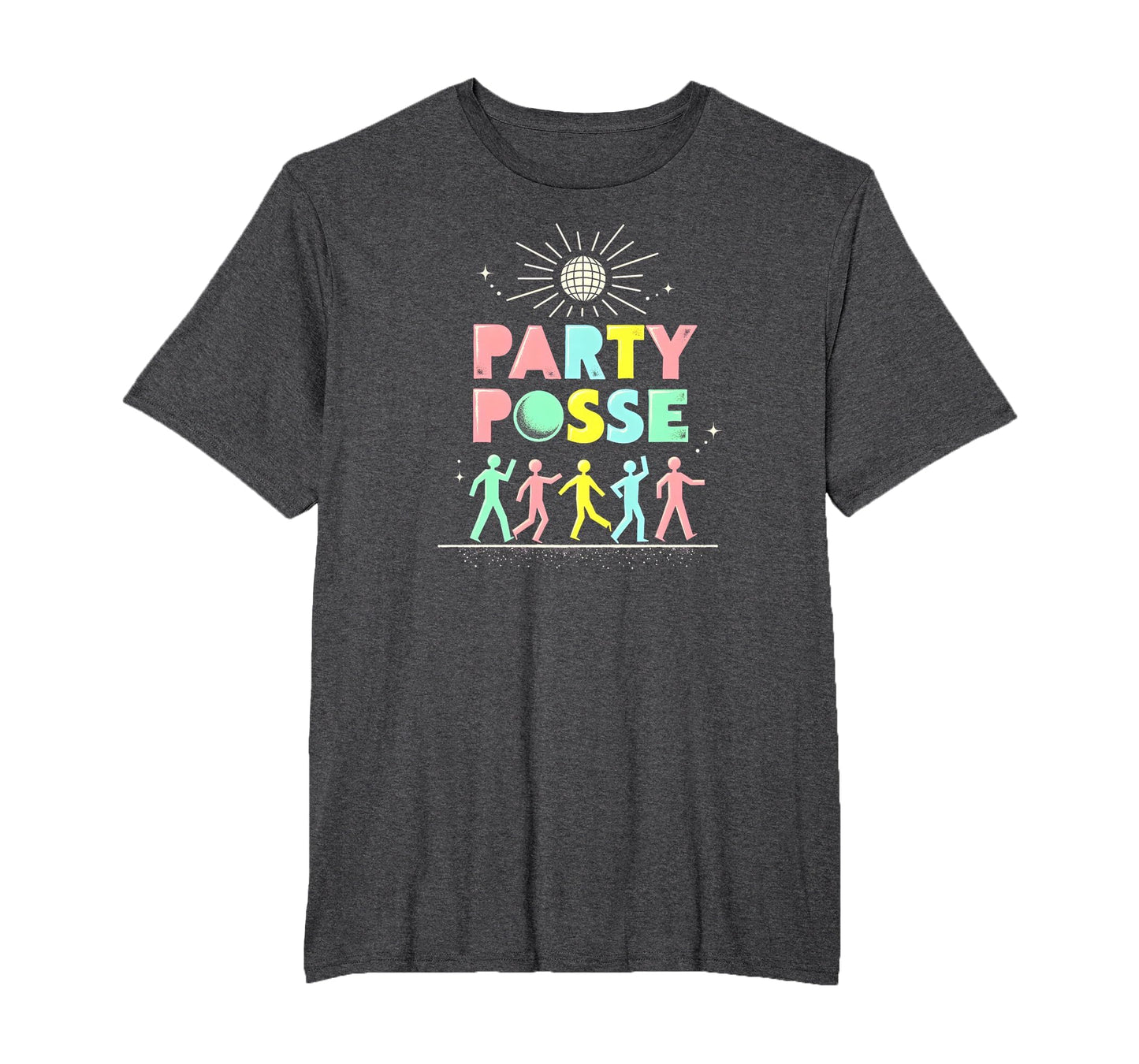 Party Posse Disco Fever Squad Night T-Shirt - Aesthetic Graphic Men Women - T-Shirt, Sweatshirt, Hoodie