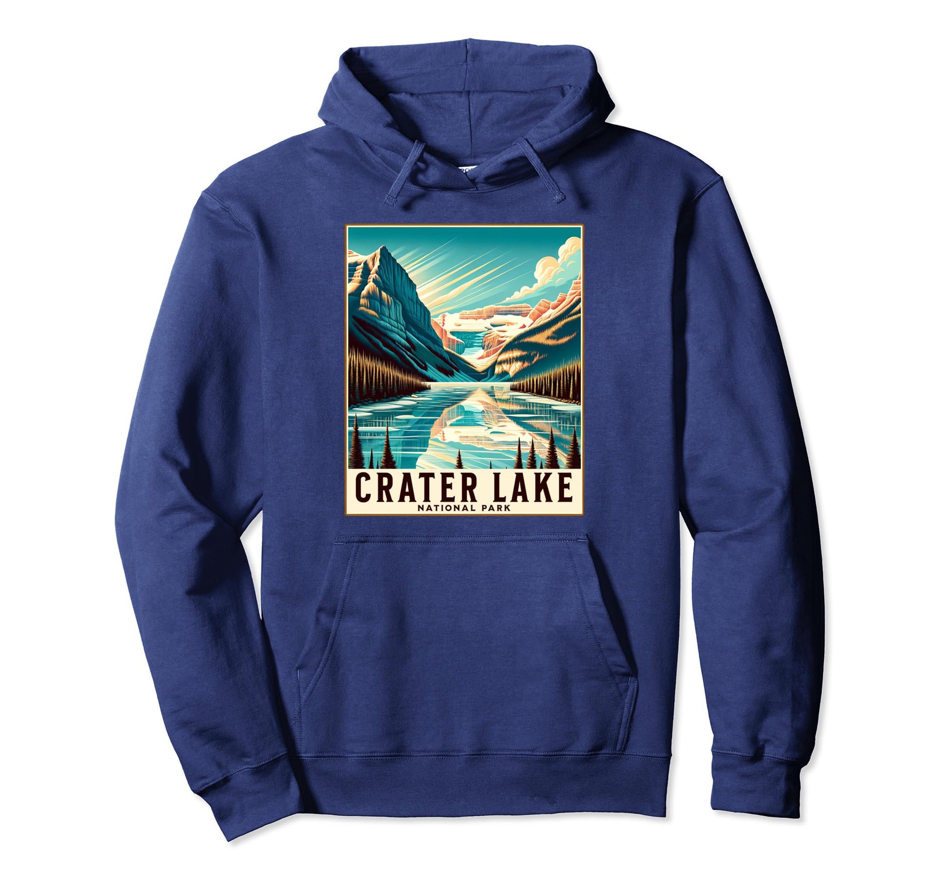 Crater Lake National Park Oregon Usa Sweatshirt - Minimalist Print Unisex - T-Shirt, Sweatshirt, Hoodie