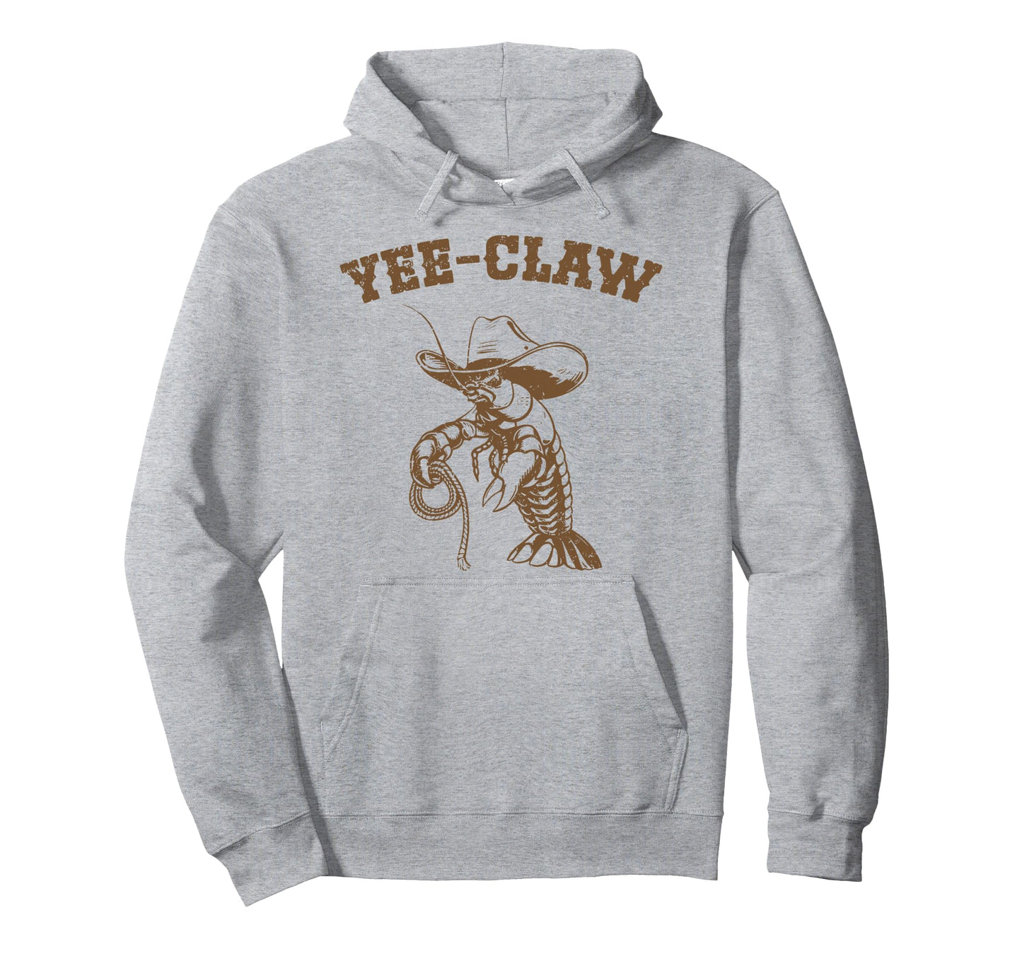 Yee Claw Funny Crawfish Boil Cajun Hoodie - Fun Novelty Design for Adults - T-Shirt, Sweatshirt, Hoodie