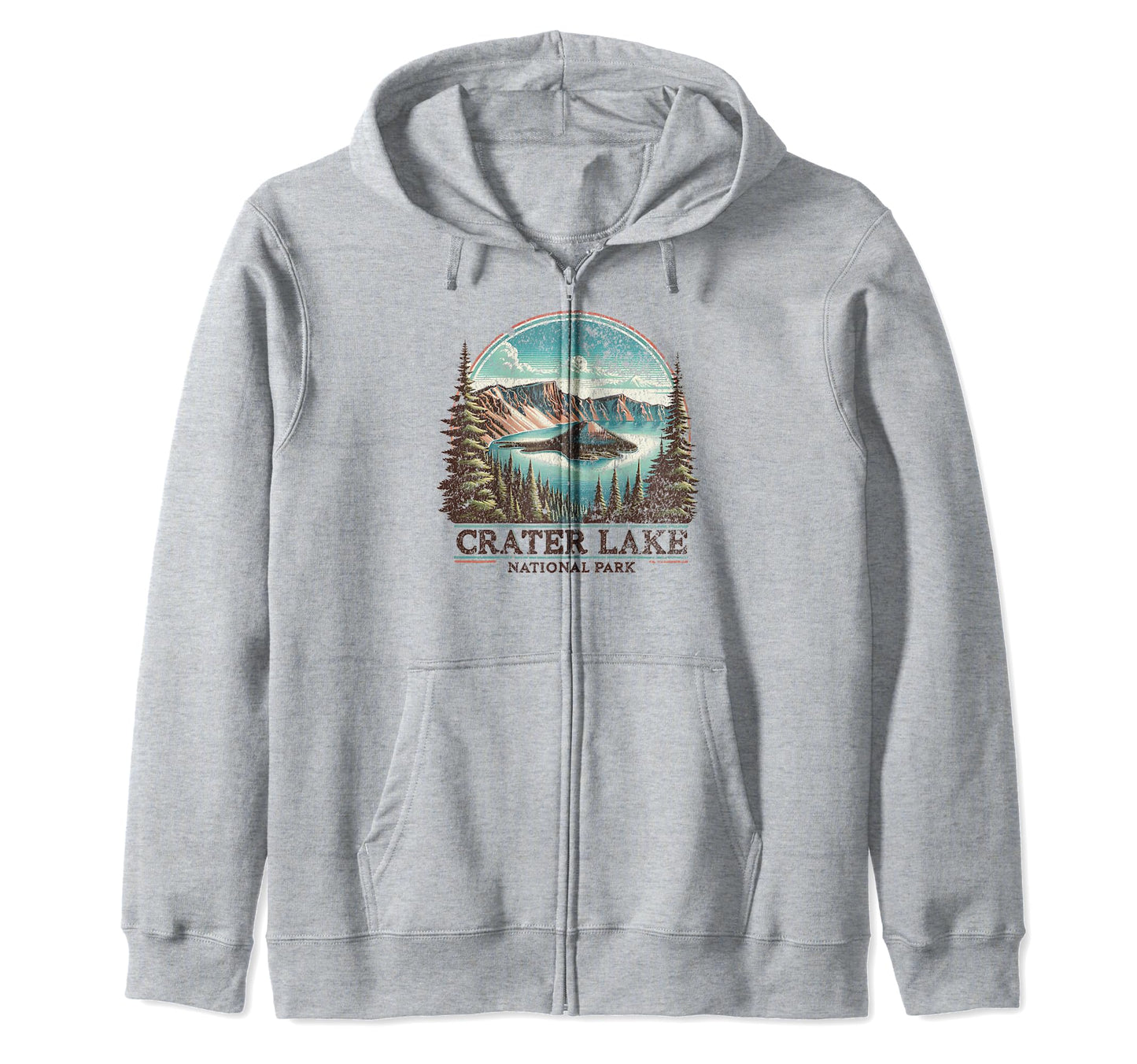 Crater Lake National Park Oregon Usa Sweatshirt - Trendy Graphic Unisex - T-Shirt, Sweatshirt, Hoodie