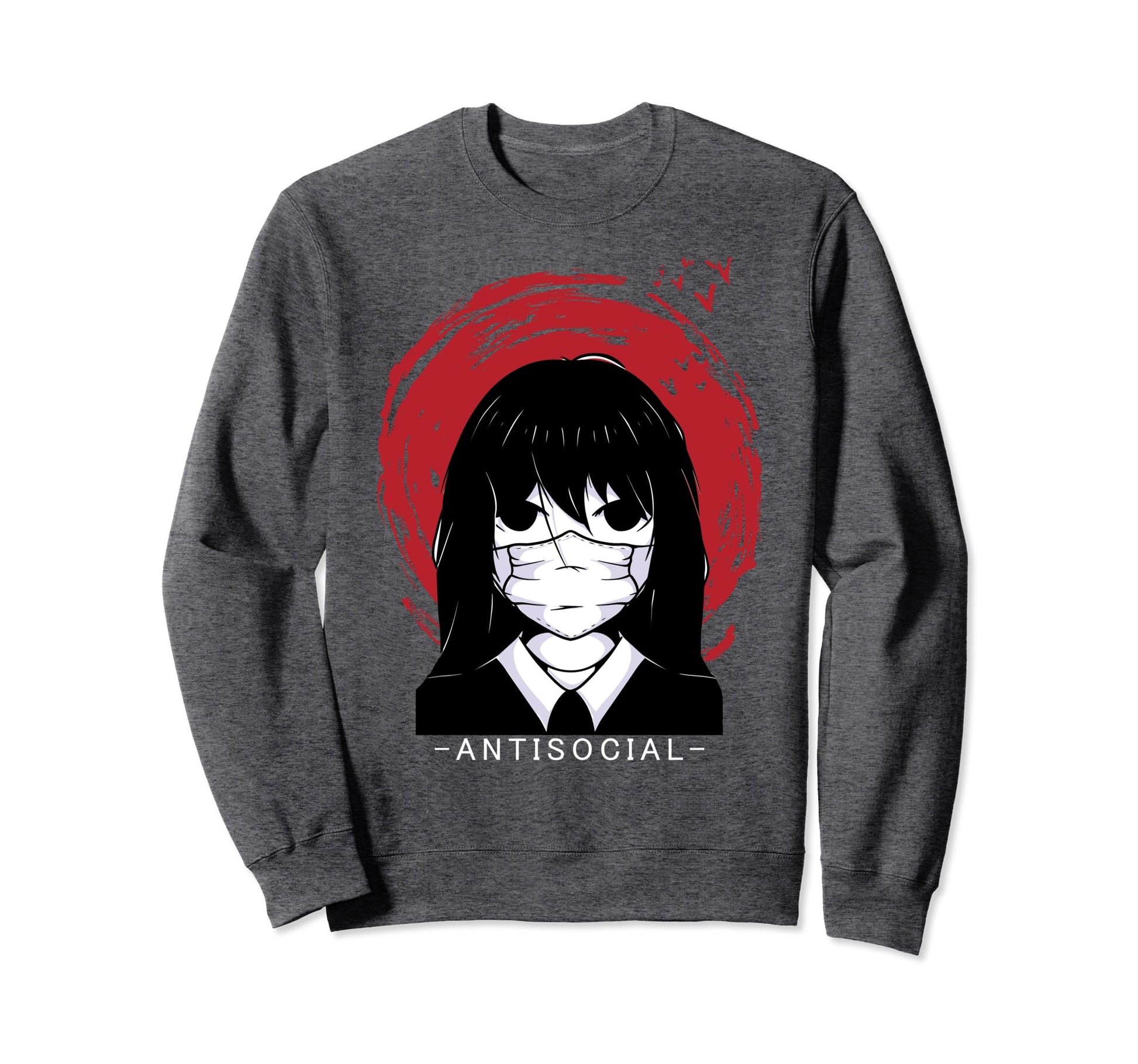 Antisocial Japanese Aesthetic Sweatshirt - Streetwear Style Unisex - T-Shirt, Sweatshirt, Hoodie