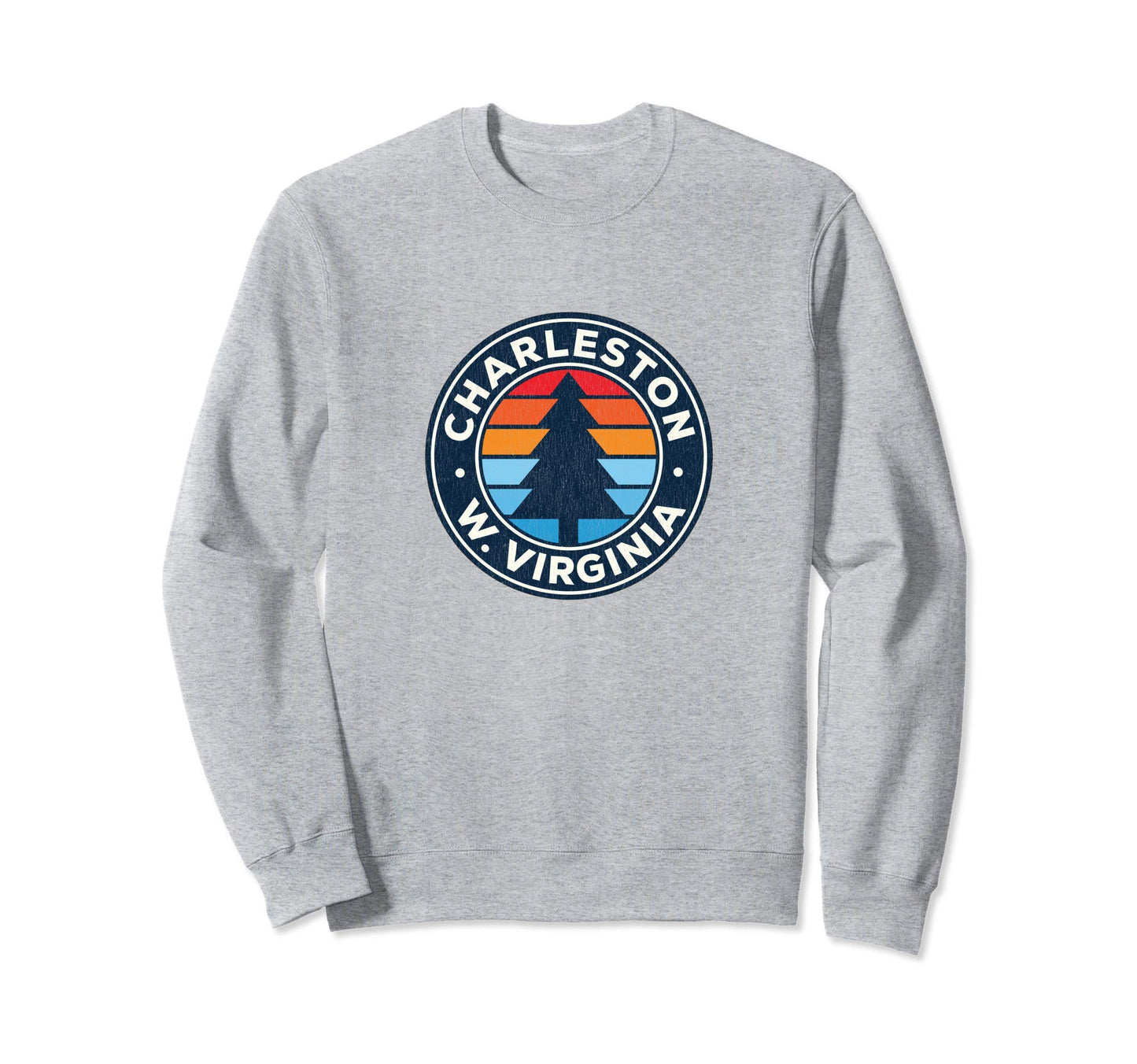 Charleston West Virginia Wv 70S Sweatshirt - Aesthetic Graphic Unisex - T-Shirt, Sweatshirt, Hoodie