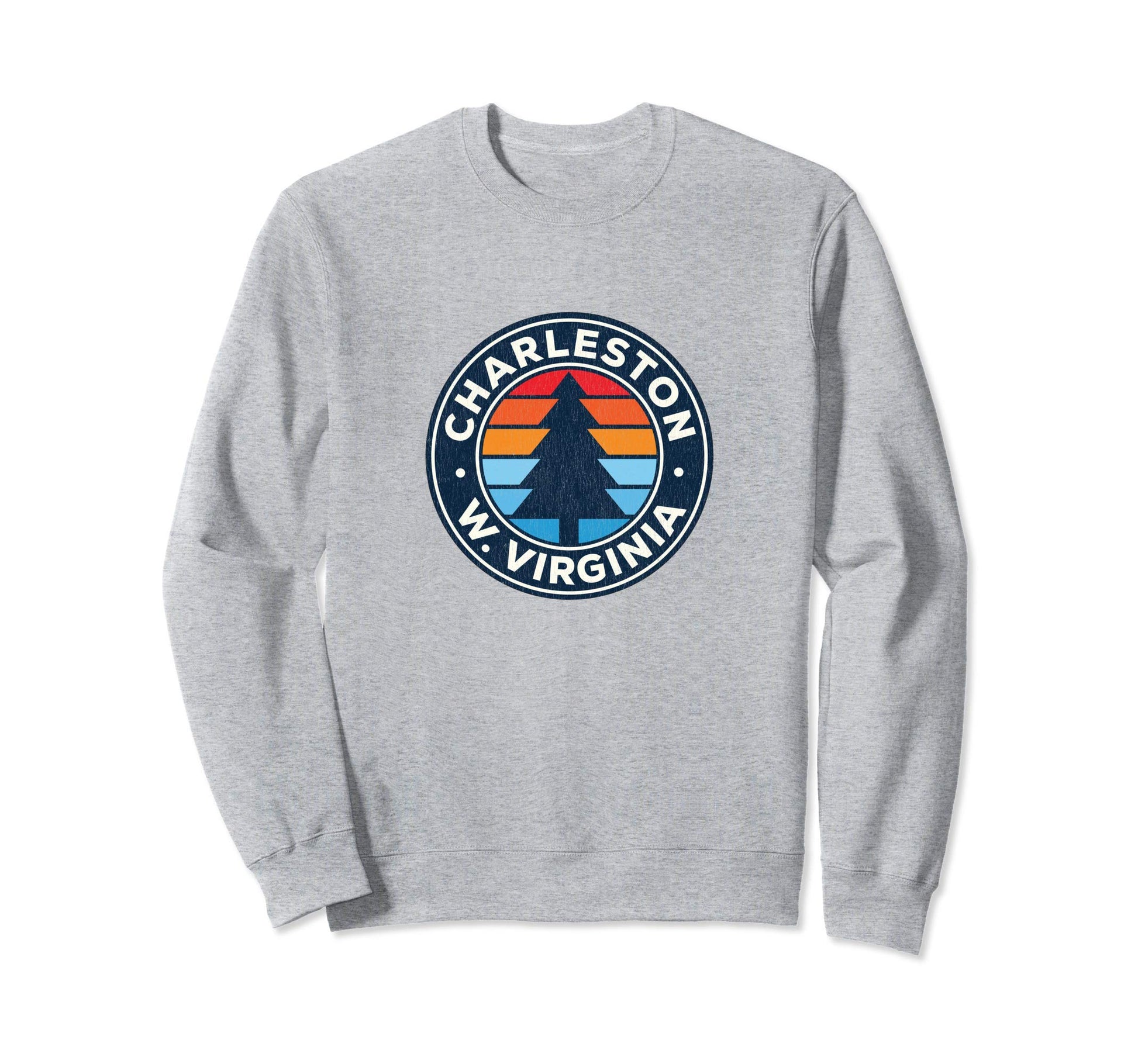 Charleston West Virginia Wv 70S Sweatshirt - Aesthetic Graphic Unisex - T-Shirt, Sweatshirt, Hoodie