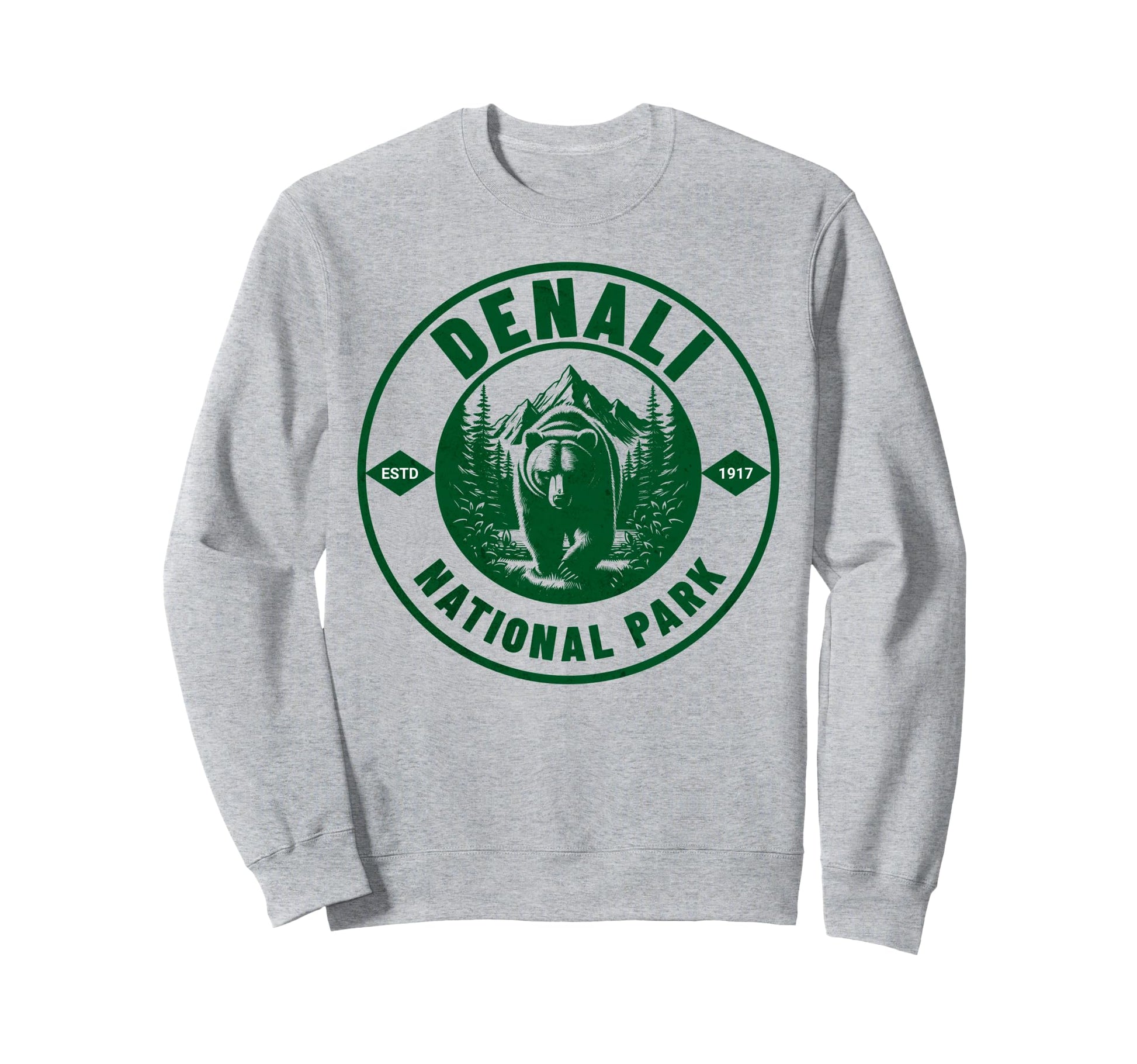Alaska Denali National Park Sweatshirt - Fun Novelty Design Men Women - T-Shirt, Sweatshirt, Hoodie