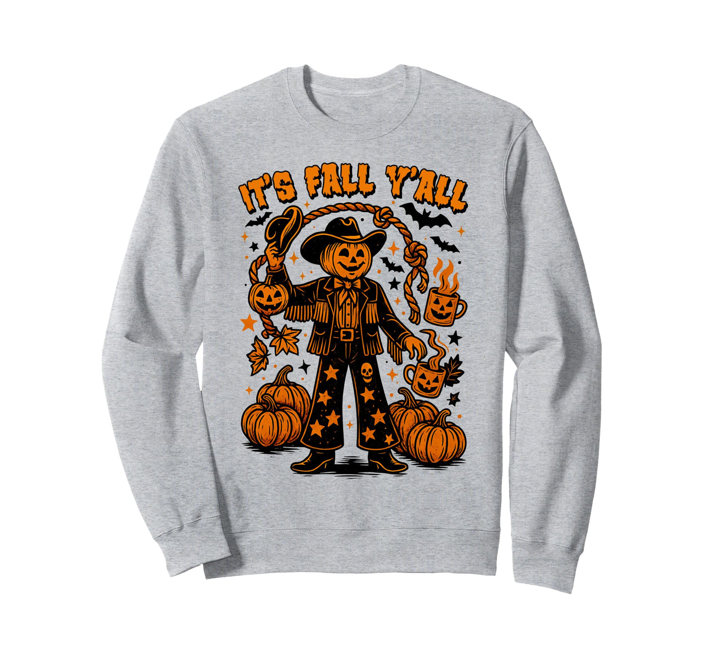 Its Fall Yall Western Cowboy Sweatshirt - Streetwear Style for Adults - T-Shirt, Sweatshirt, Hoodie
