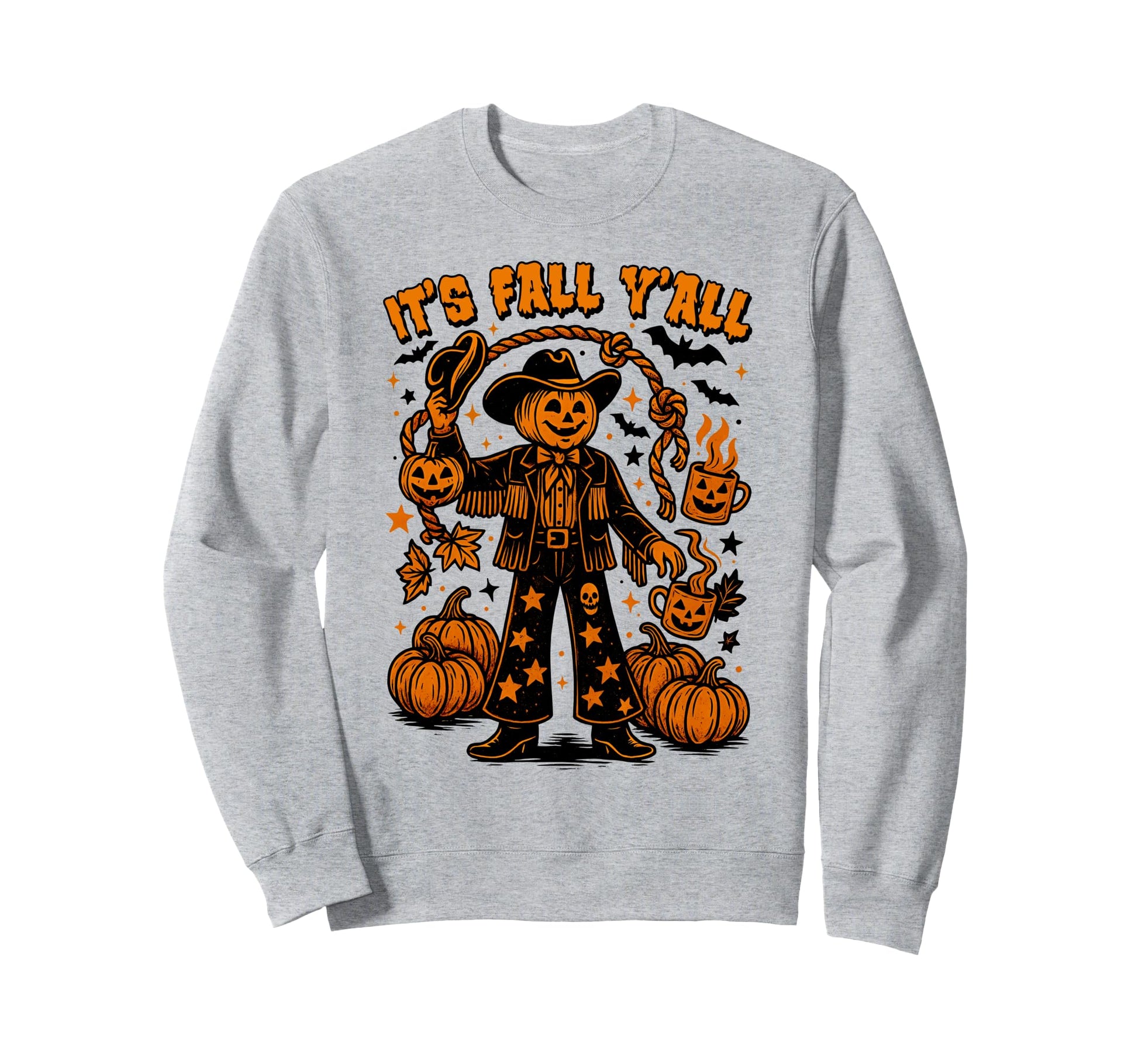 Its Fall Yall Western Cowboy Sweatshirt - Streetwear Style for Adults - T-Shirt, Sweatshirt, Hoodie