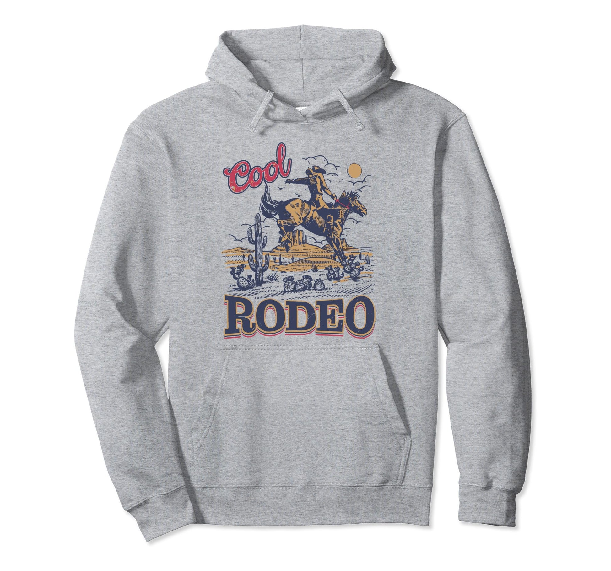 Rodeo 90S Cowboy 2000S Western Hoodie - Trendy Graphic Unisex - T-Shirt, Sweatshirt, Hoodie