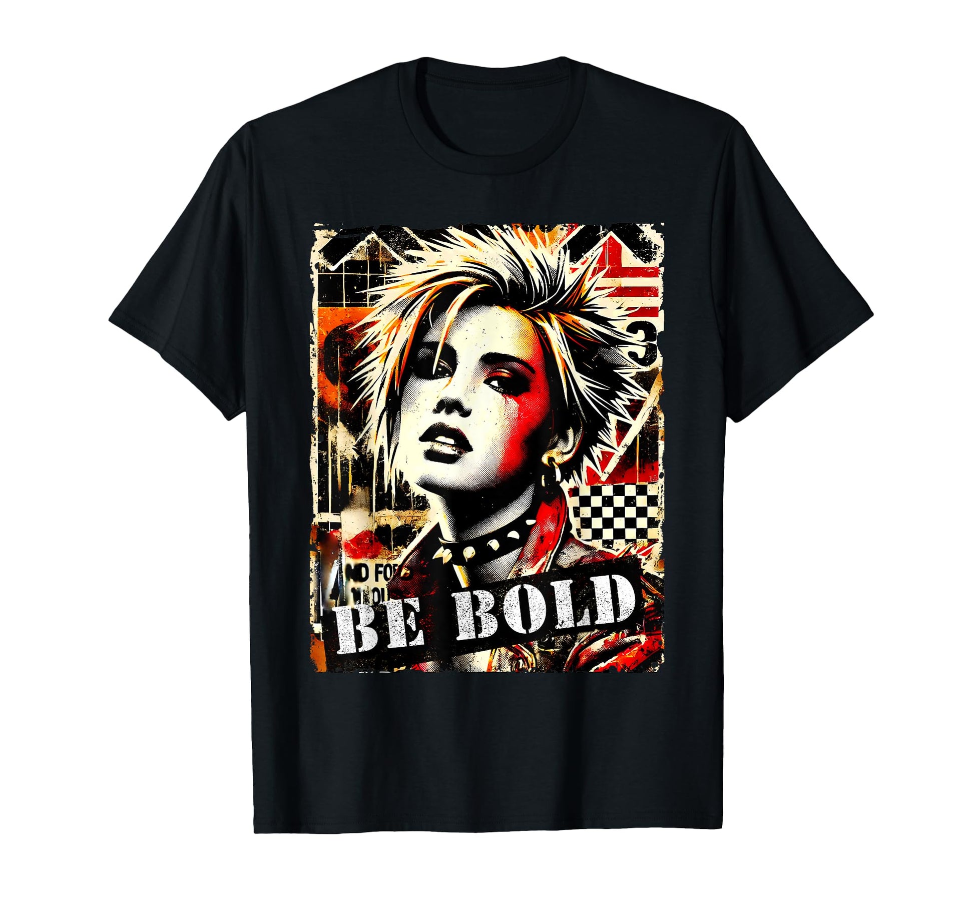 Punk Graffiti 90S Grunge Distressed T-Shirt - Unique Graphic Men Women - T-Shirt, Sweatshirt, Hoodie