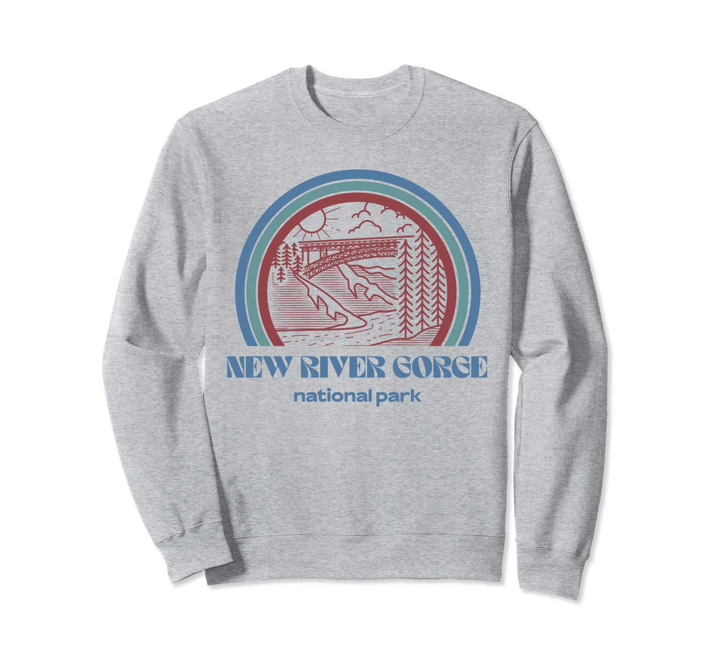 New River Gorge National Park Outdoor Sweatshirt - Streetwear Style Unisex - T-Shirt, Sweatshirt, Hoodie