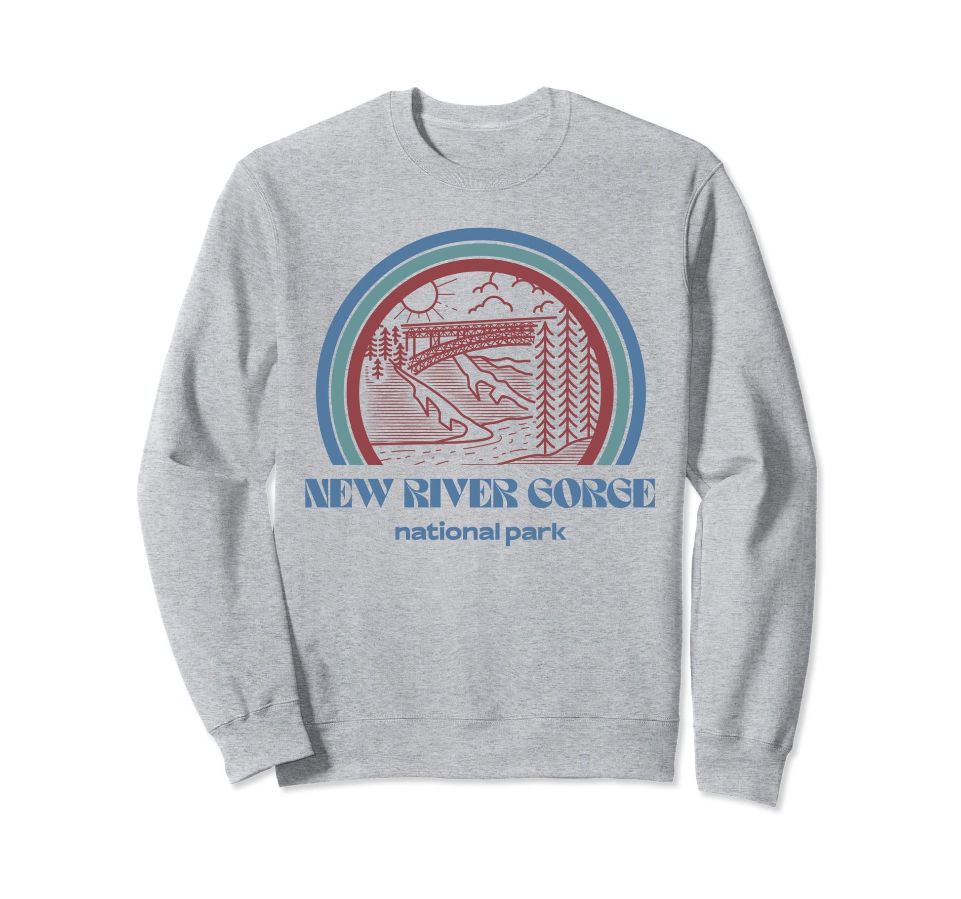 New River Gorge National Park Outdoor Sweatshirt - Streetwear Style Unisex - T-Shirt, Sweatshirt, Hoodie